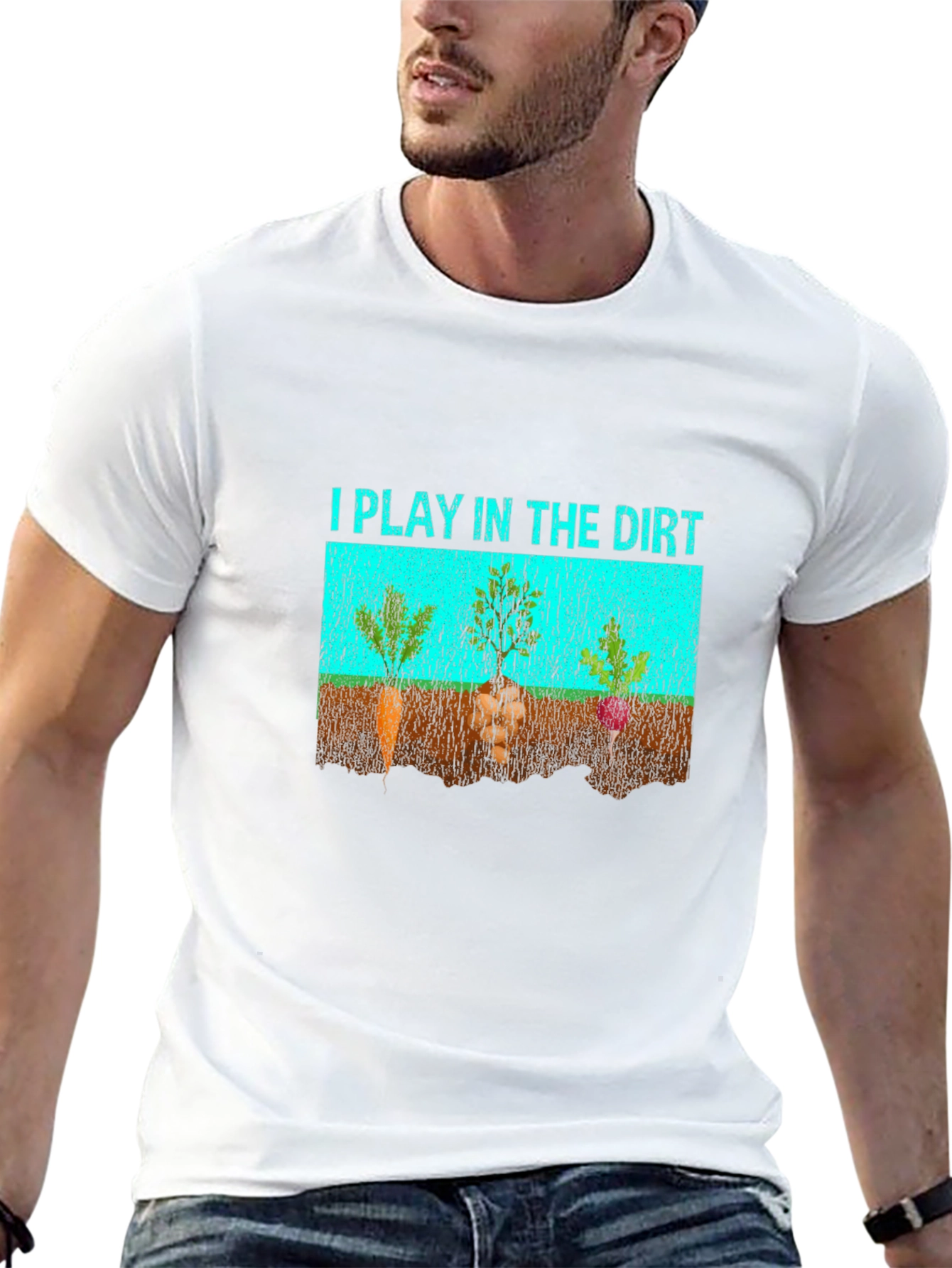 I Play in the Dirt Graphic T-Shirt