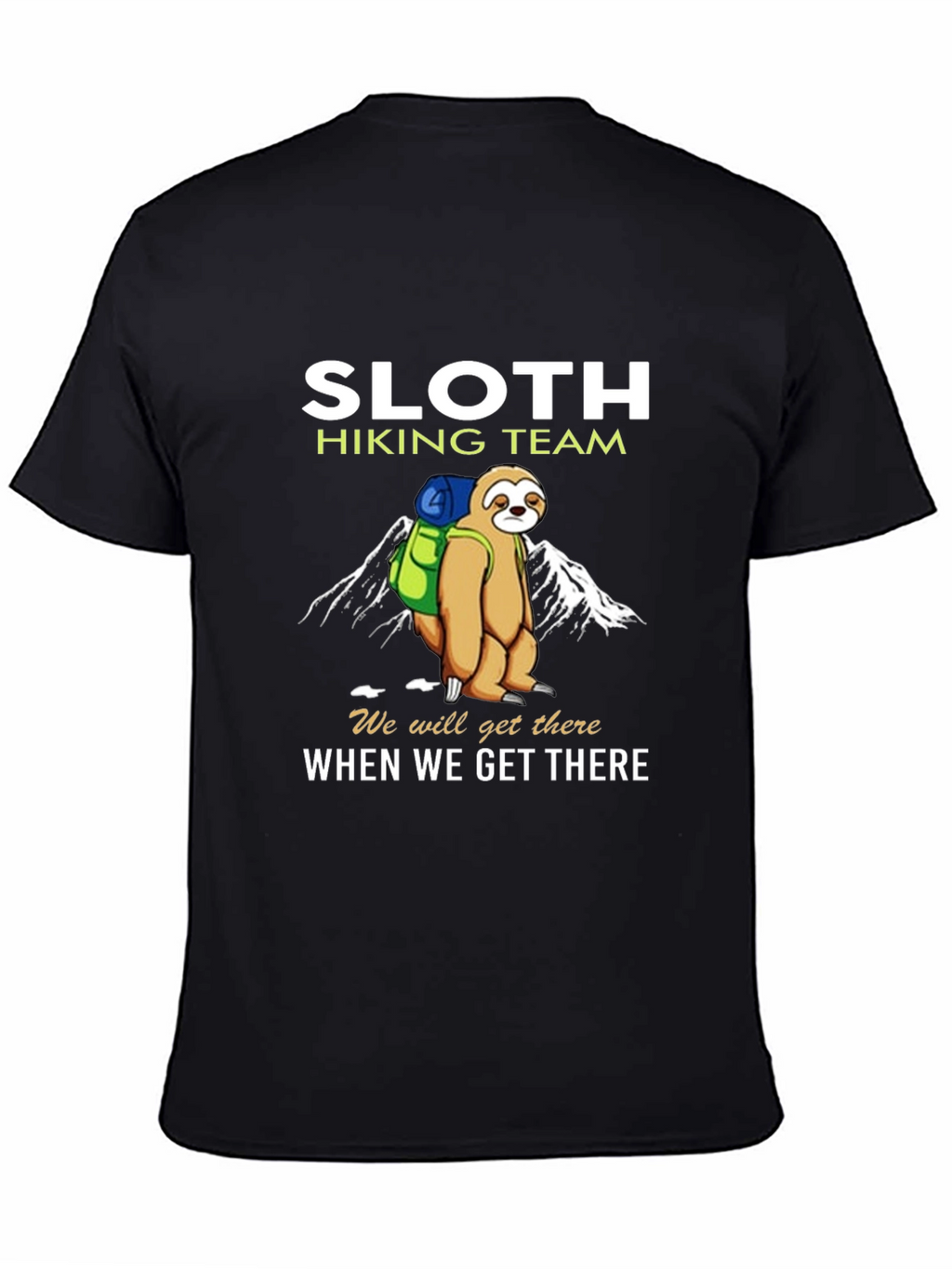 Sloth Hiking Team T-Shirt - Funny Nature Tee