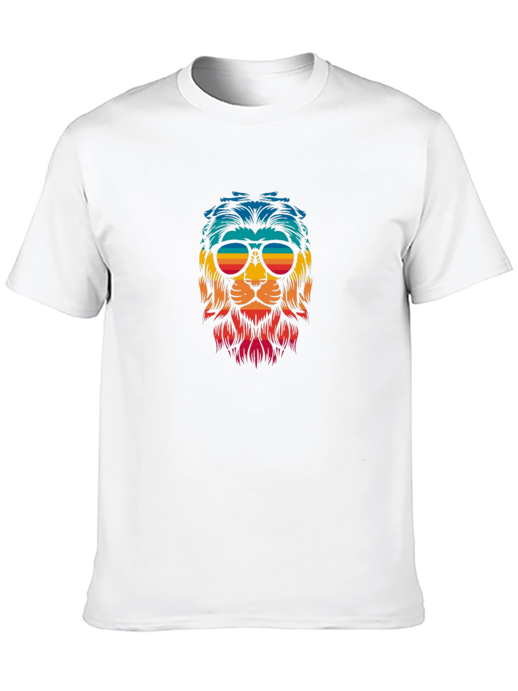 Cool Lion Graphic Tee - Black Casual Shirt