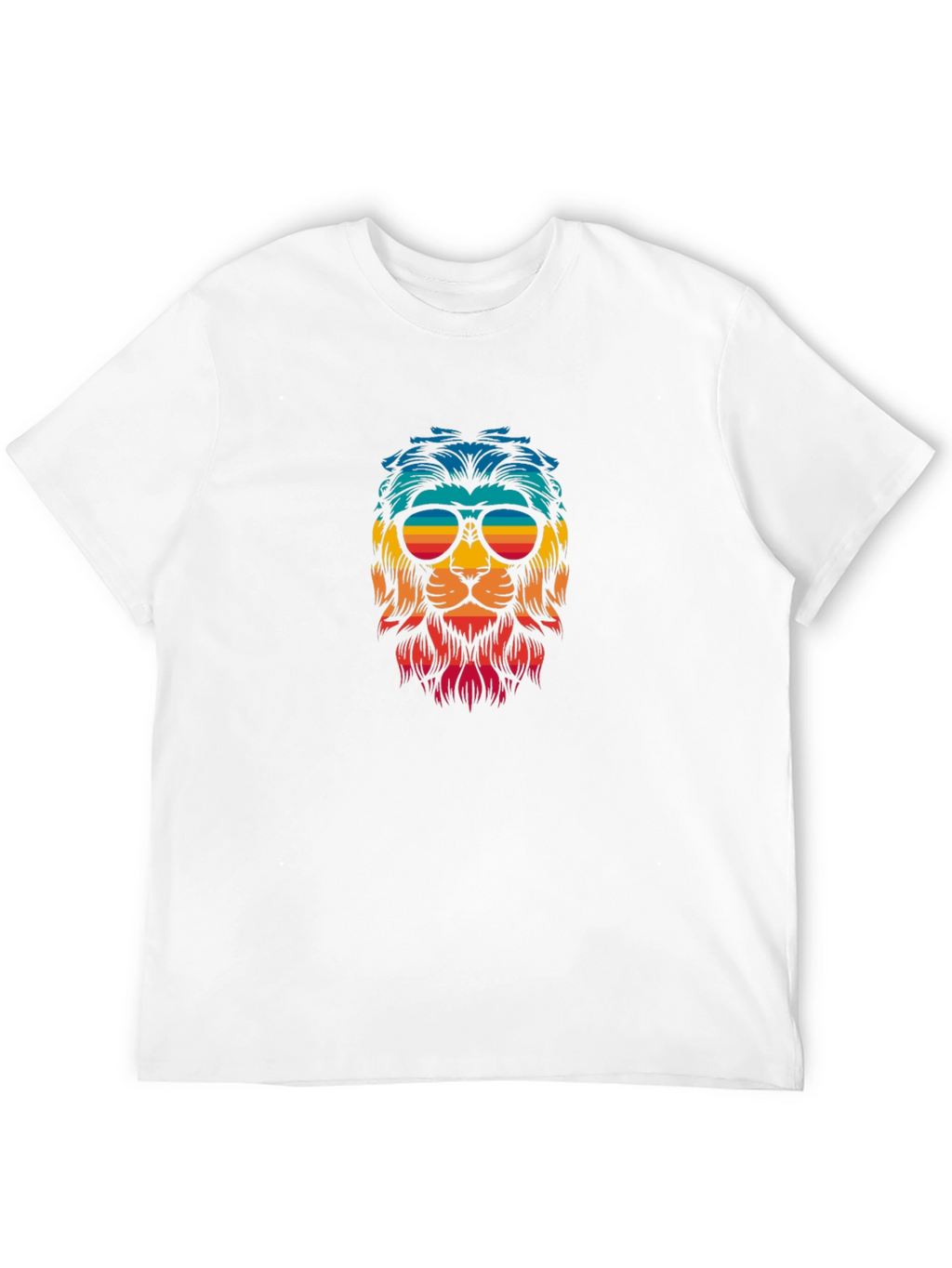 Cool Lion Graphic Tee - Black Casual Shirt