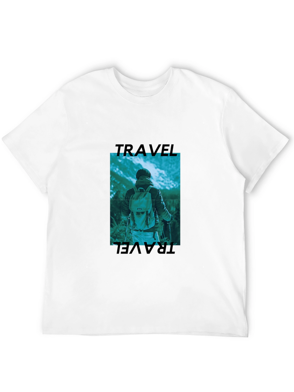 Travel Graphic Black T-Shirt