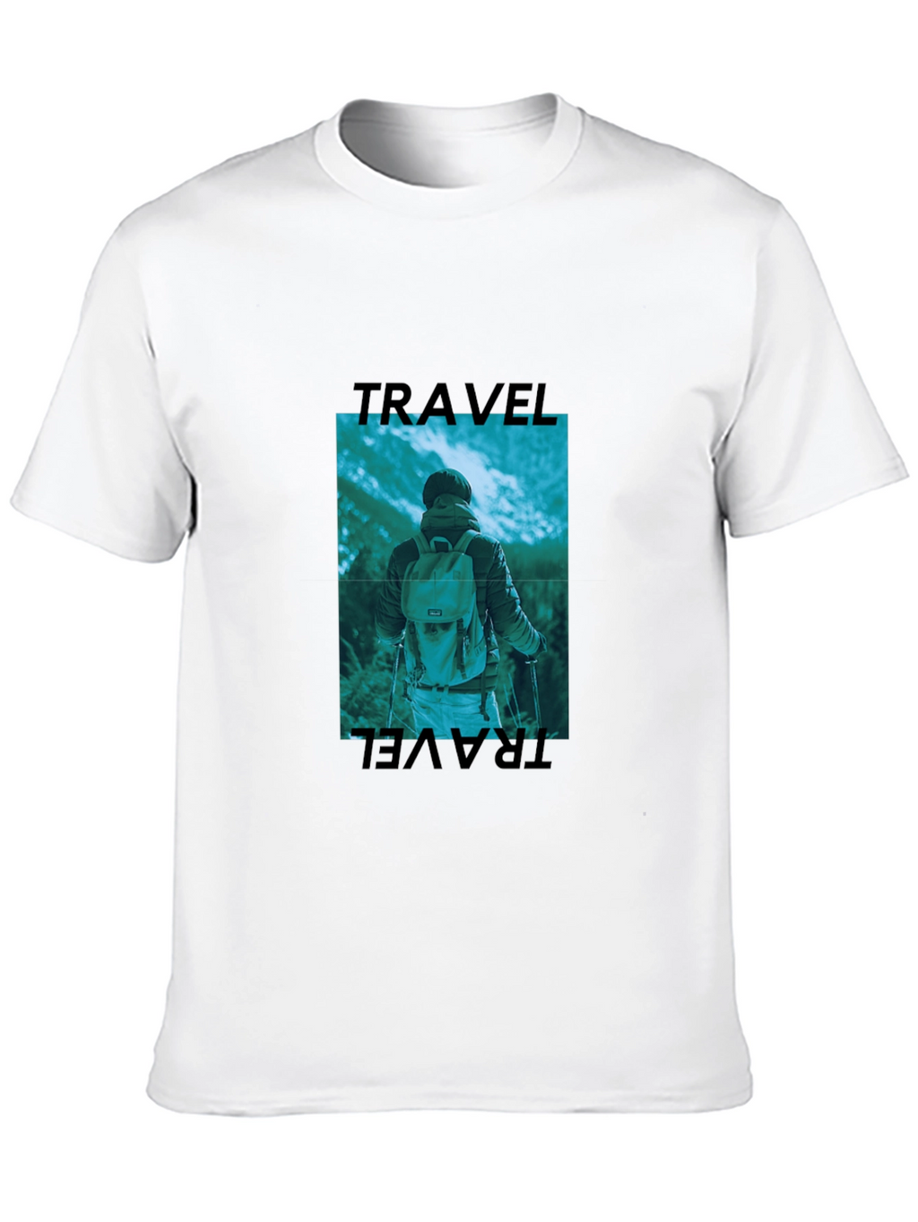 Travel Graphic Black T-Shirt