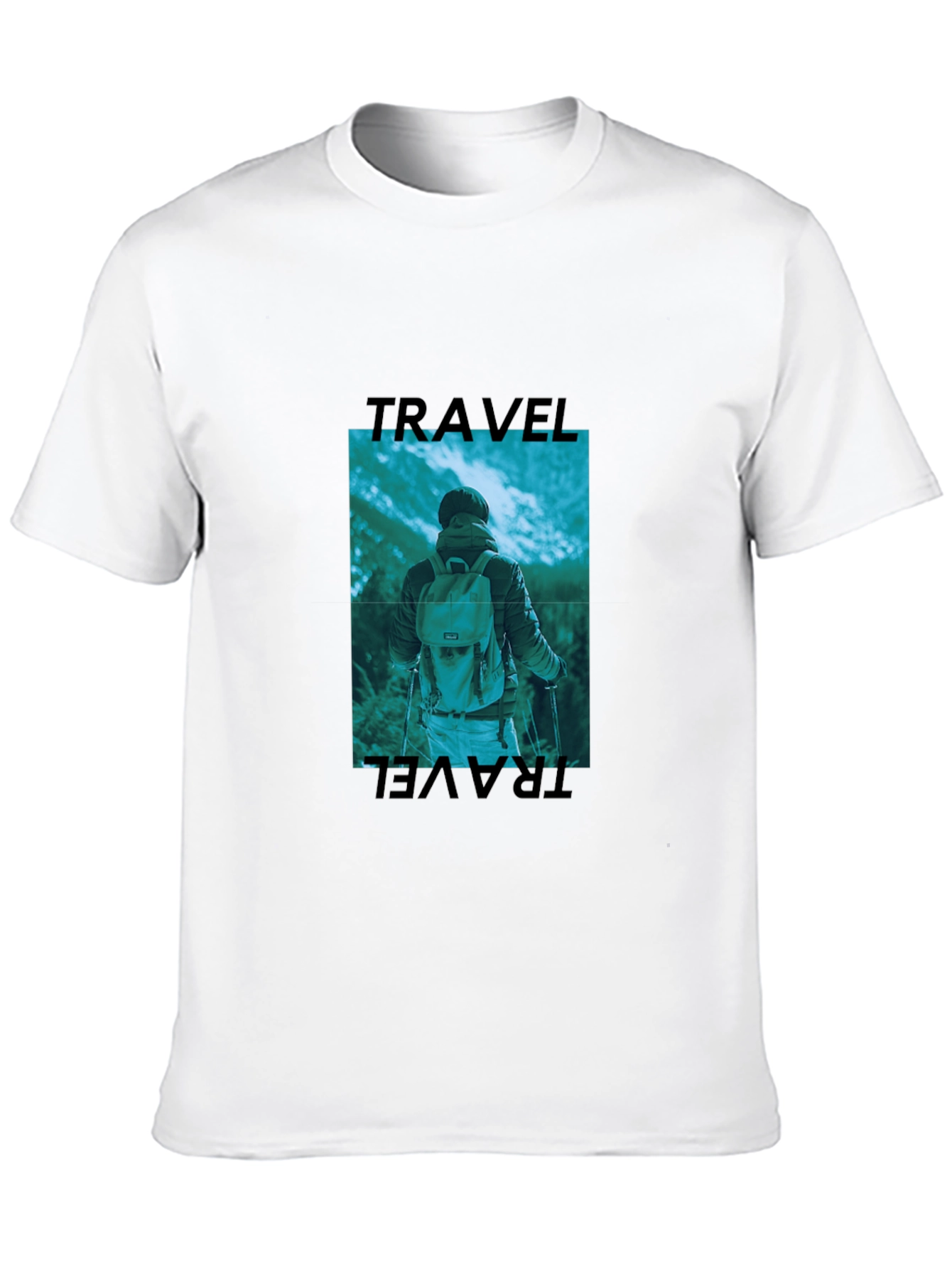 Travel Graphic Black T-Shirt