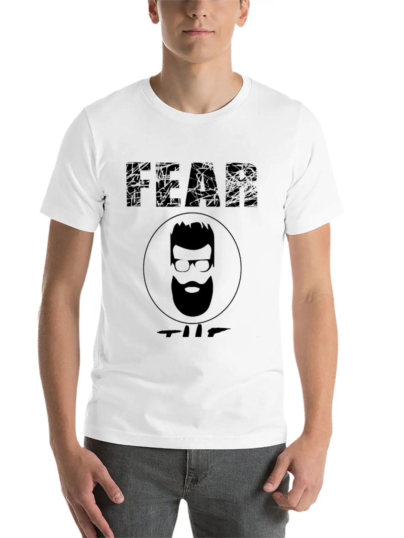 Fear The Beard Unisex Casual T-Shirt – Clean Design For Daily Comfort