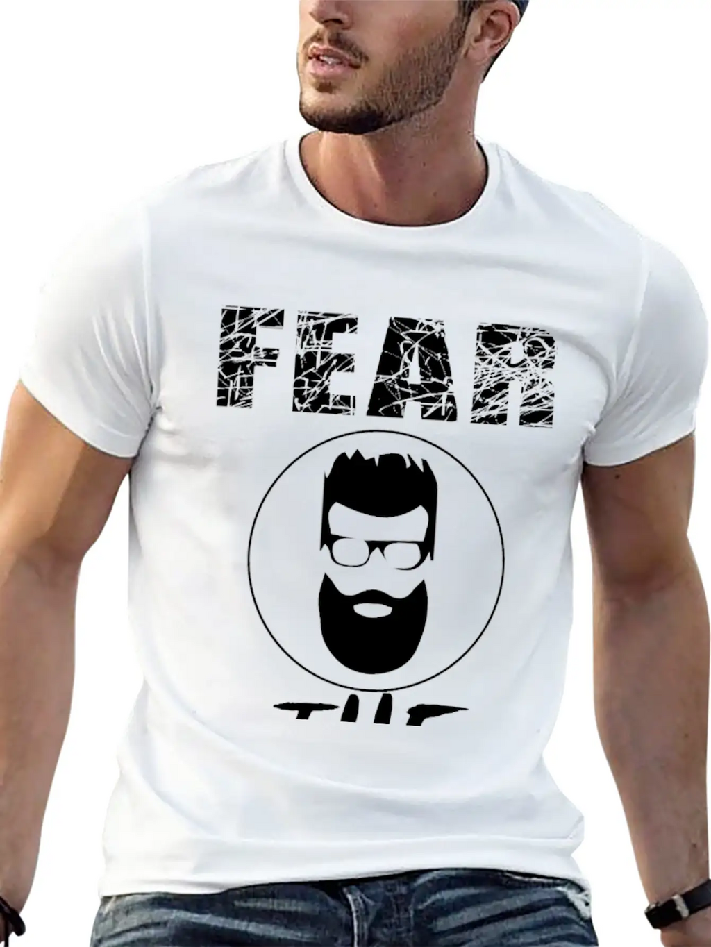 Fear The Beard Unisex Casual T-Shirt – Clean Design For Daily Comfort
