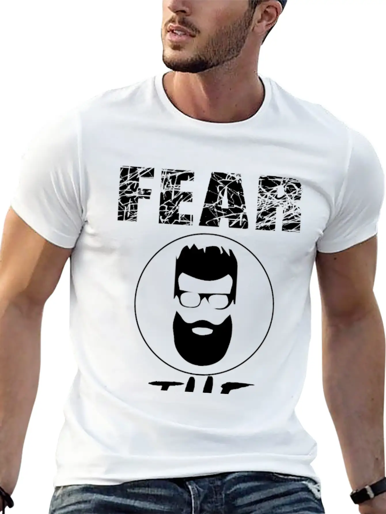 Fear The Beard Unisex Casual T-Shirt – Clean Design For Daily Comfort