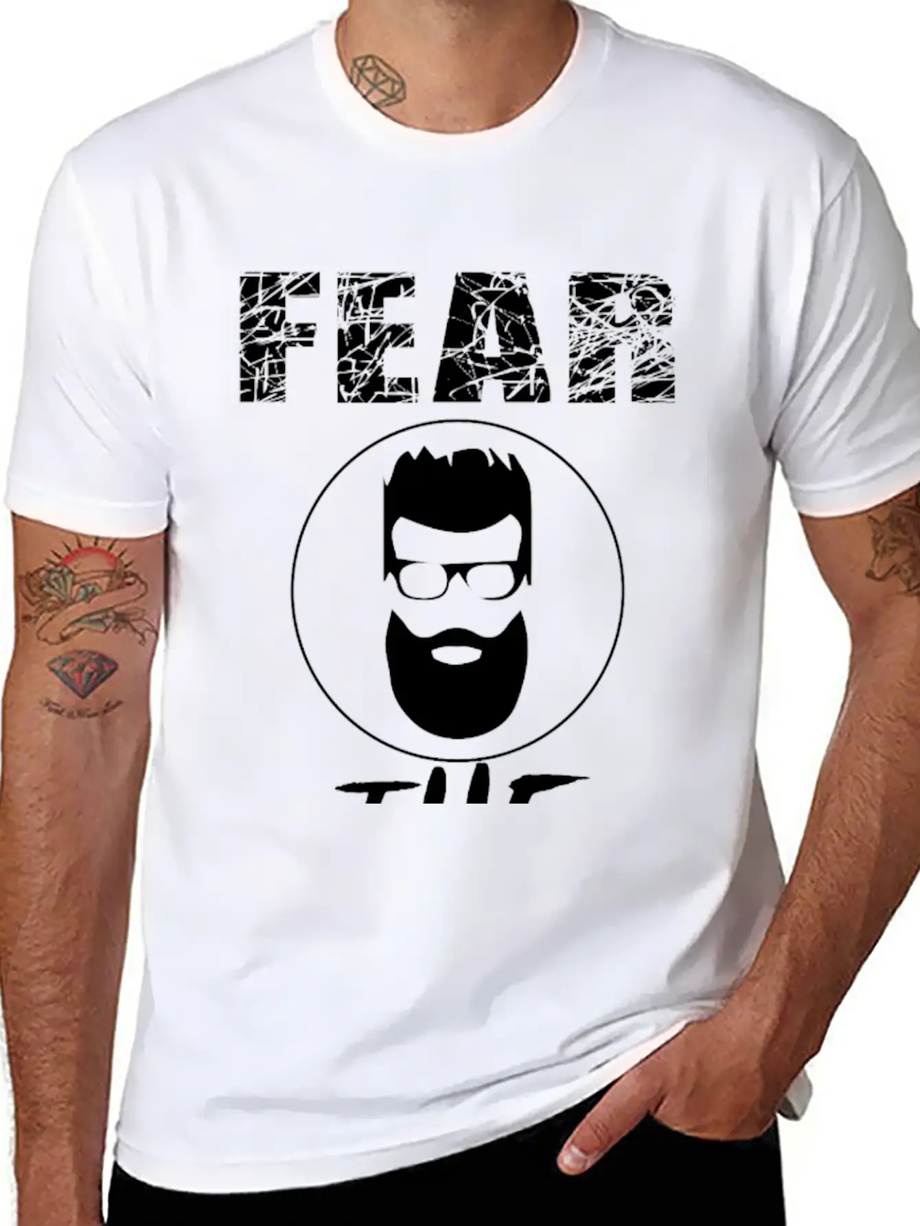Fear The Beard Unisex Casual T-Shirt – Clean Design For Daily Comfort