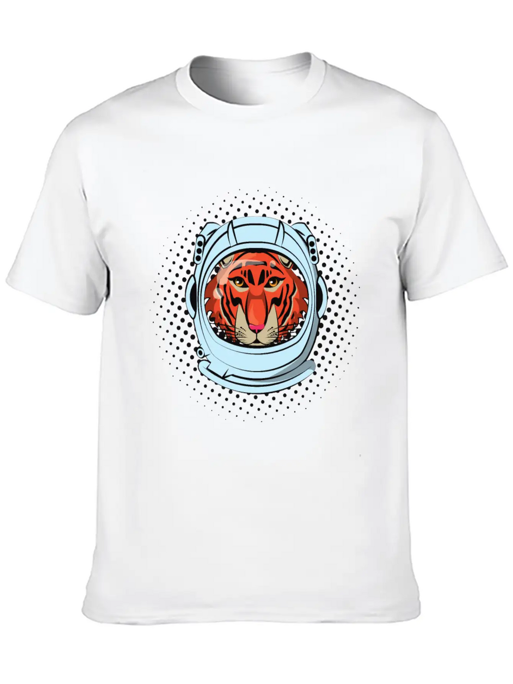 Fearless Big Cat Tiger Eye Tiger Face Tiger Head Casual Graphic T-Shirt – Simple And Comfortable Daily Wear