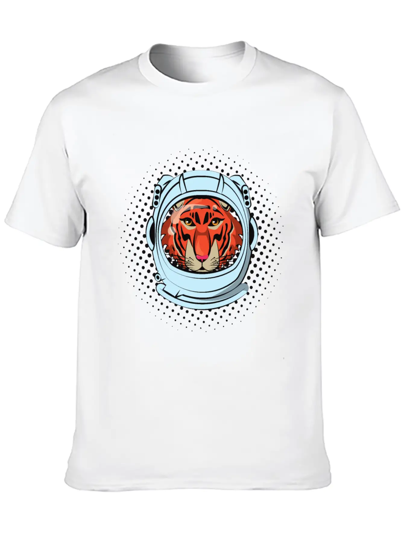 Fearless Big Cat Tiger Eye Tiger Face Tiger Head Casual Graphic T-Shirt – Simple And Comfortable Daily Wear