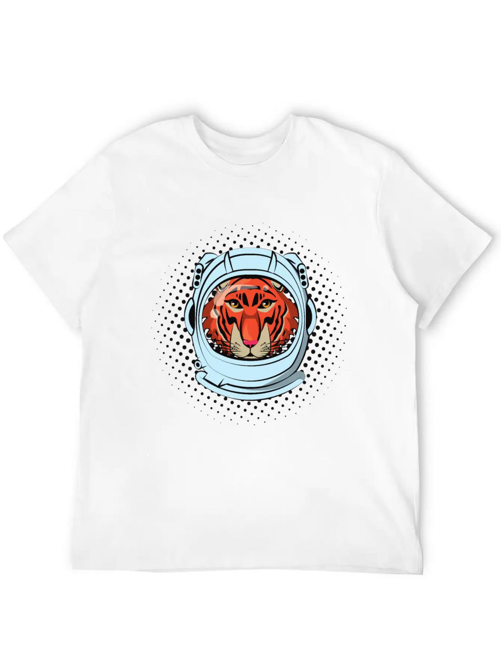 Fearless Big Cat Tiger Eye Tiger Face Tiger Head Casual Graphic T-Shirt – Simple And Comfortable Daily Wear