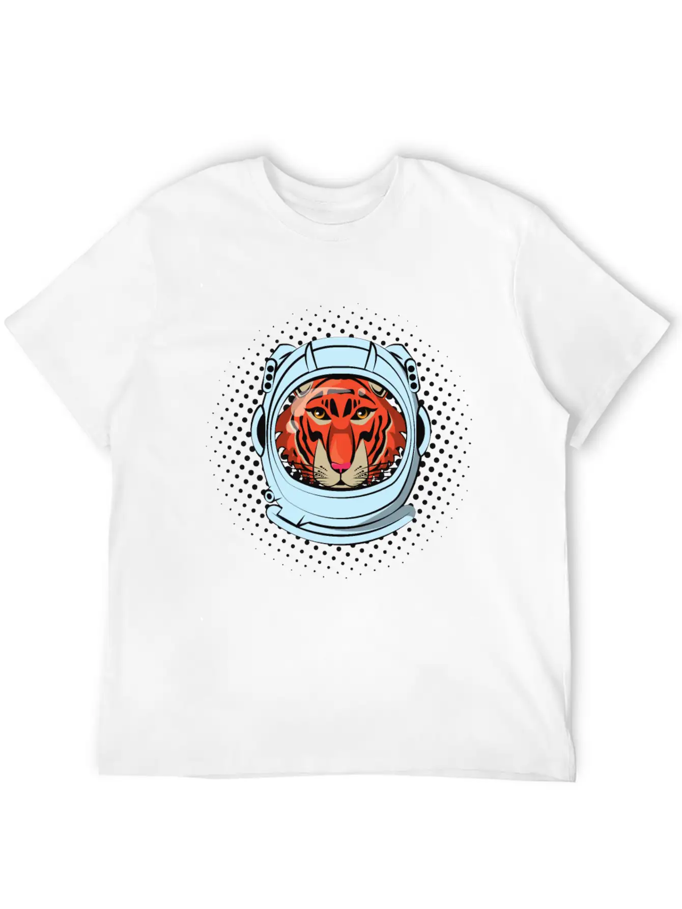 Fearless Big Cat Tiger Eye Tiger Face Tiger Head Casual Graphic T-Shirt – Simple And Comfortable Daily Wear