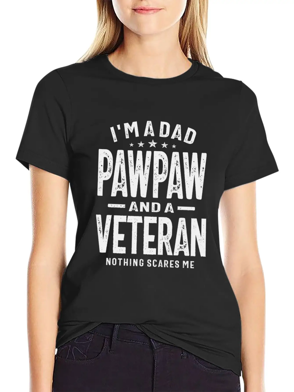 Fearless Dad, Pawpaw, And Veteran Unisex Casual T-Shirt – Clean Design For Daily Comfort