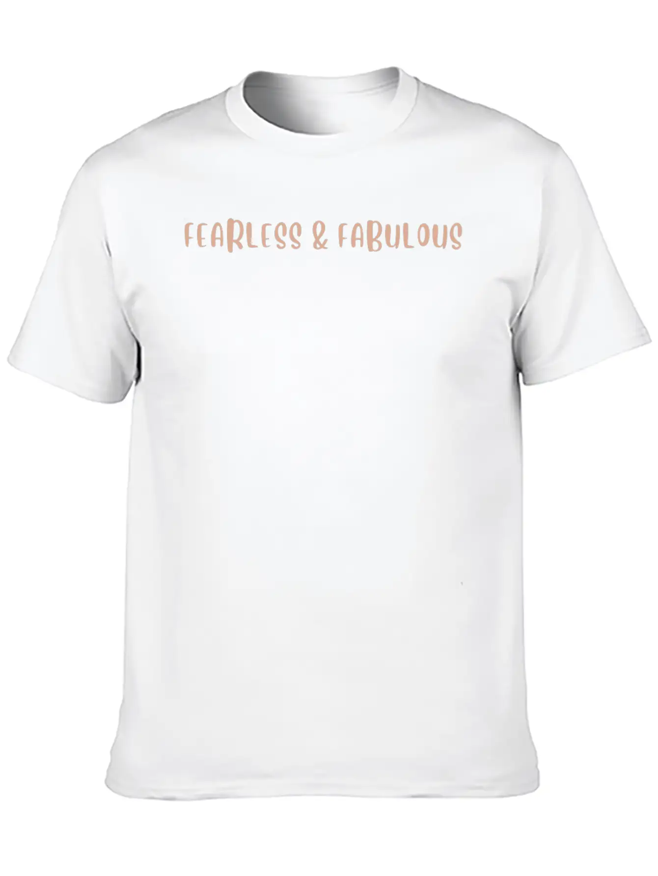 Fearless & Fabulous Essential Cotton Tee For Daily Outfits – Unisex Style