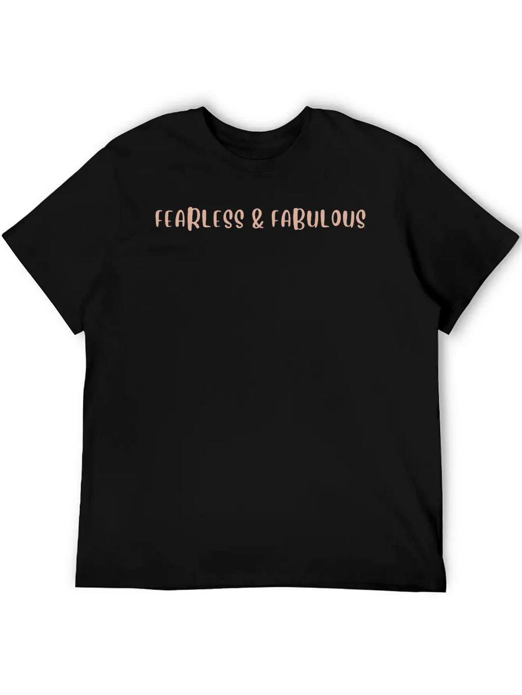 Fearless & Fabulous Essential Cotton Tee For Daily Outfits – Unisex Style