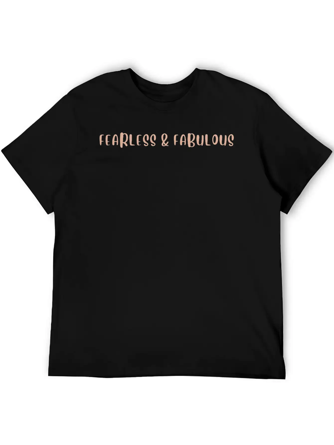 Fearless & Fabulous Essential Cotton Tee For Daily Outfits – Unisex Style