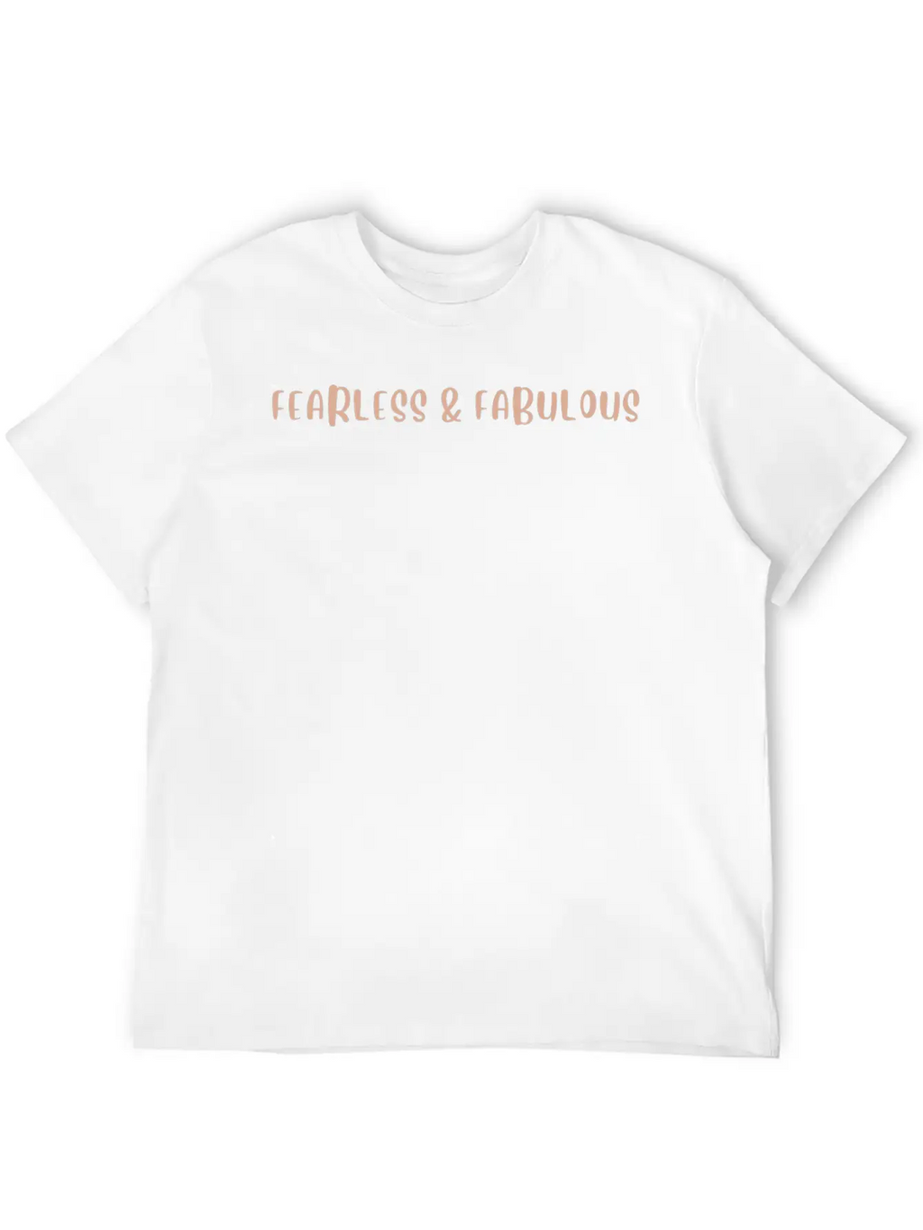 Fearless & Fabulous Essential Cotton Tee For Daily Outfits – Unisex Style