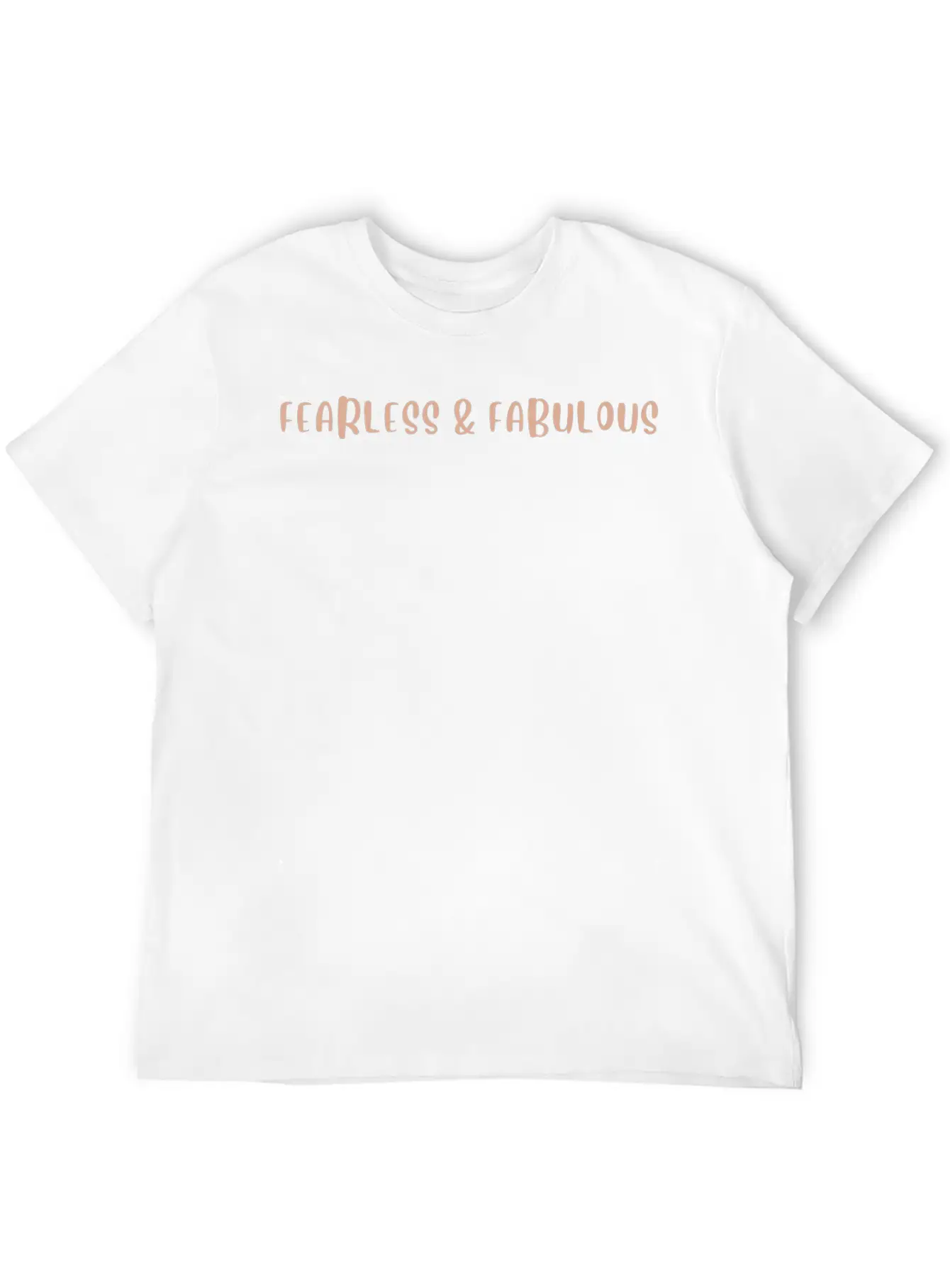 Fearless & Fabulous Essential Cotton Tee For Daily Outfits – Unisex Style