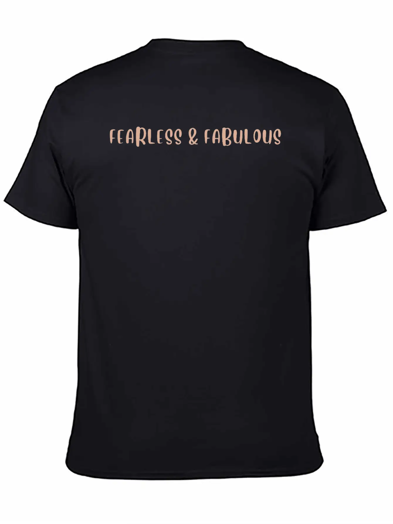 Fearless & Fabulous Essential Cotton Tee For Daily Outfits – Unisex Style