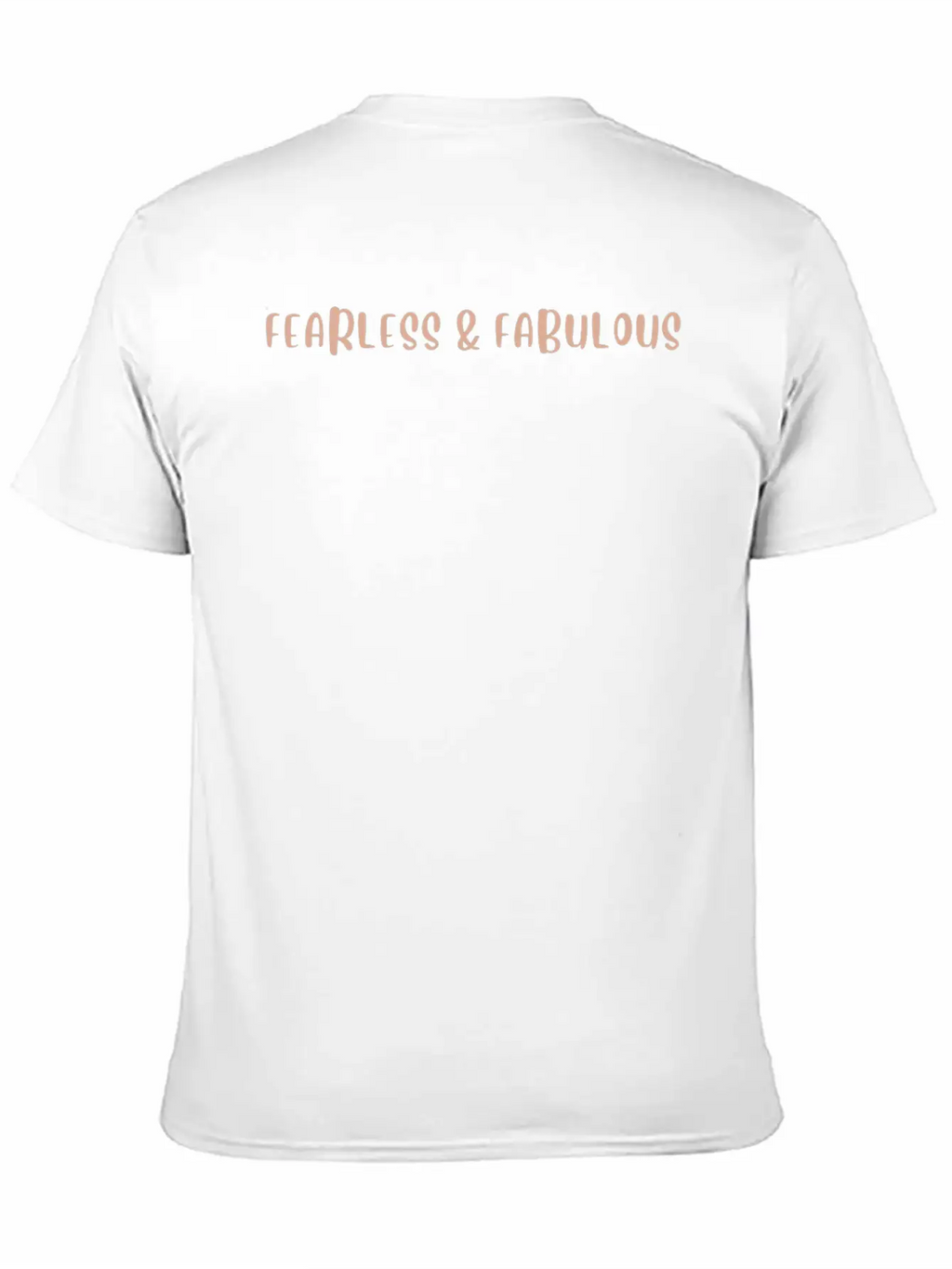 Fearless & Fabulous Essential Cotton Tee For Daily Outfits – Unisex Style