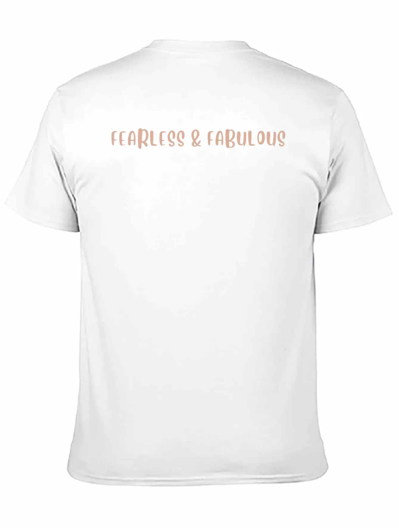 Fearless & Fabulous Essential Cotton Tee For Daily Outfits – Unisex Style