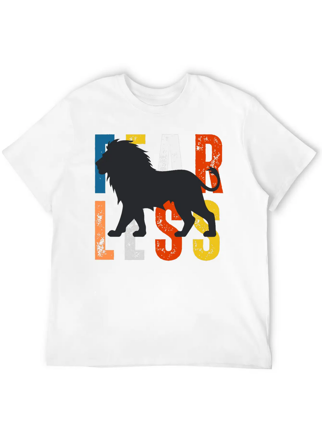Fearless Lion Head Tshirt– Power, Pride & Strength Unisex Casual T-Shirt – Clean Design For Daily Comfort