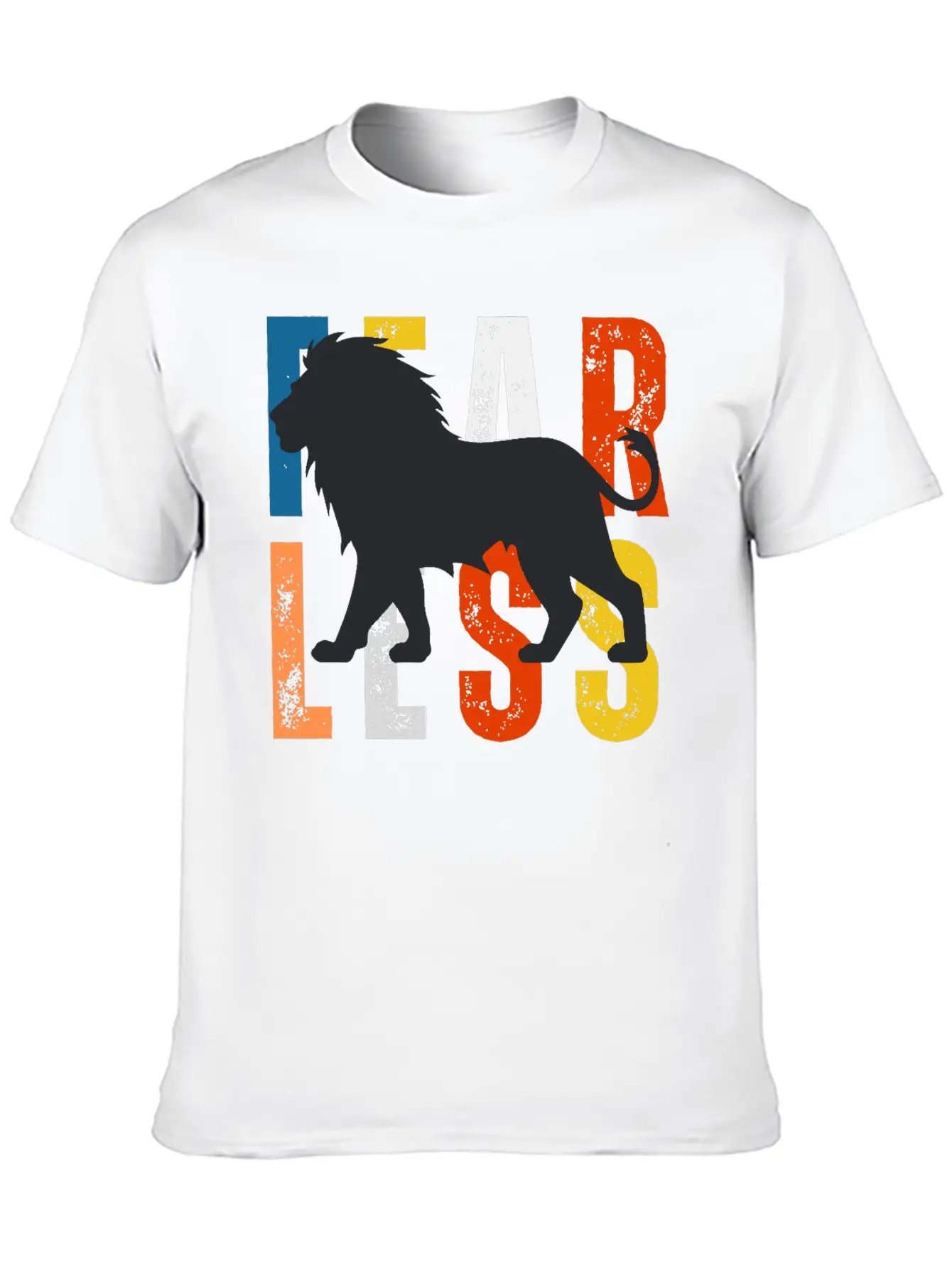 Fearless Lion Head Tshirt– Power, Pride & Strength Unisex Casual T-Shirt – Clean Design For Daily Comfort