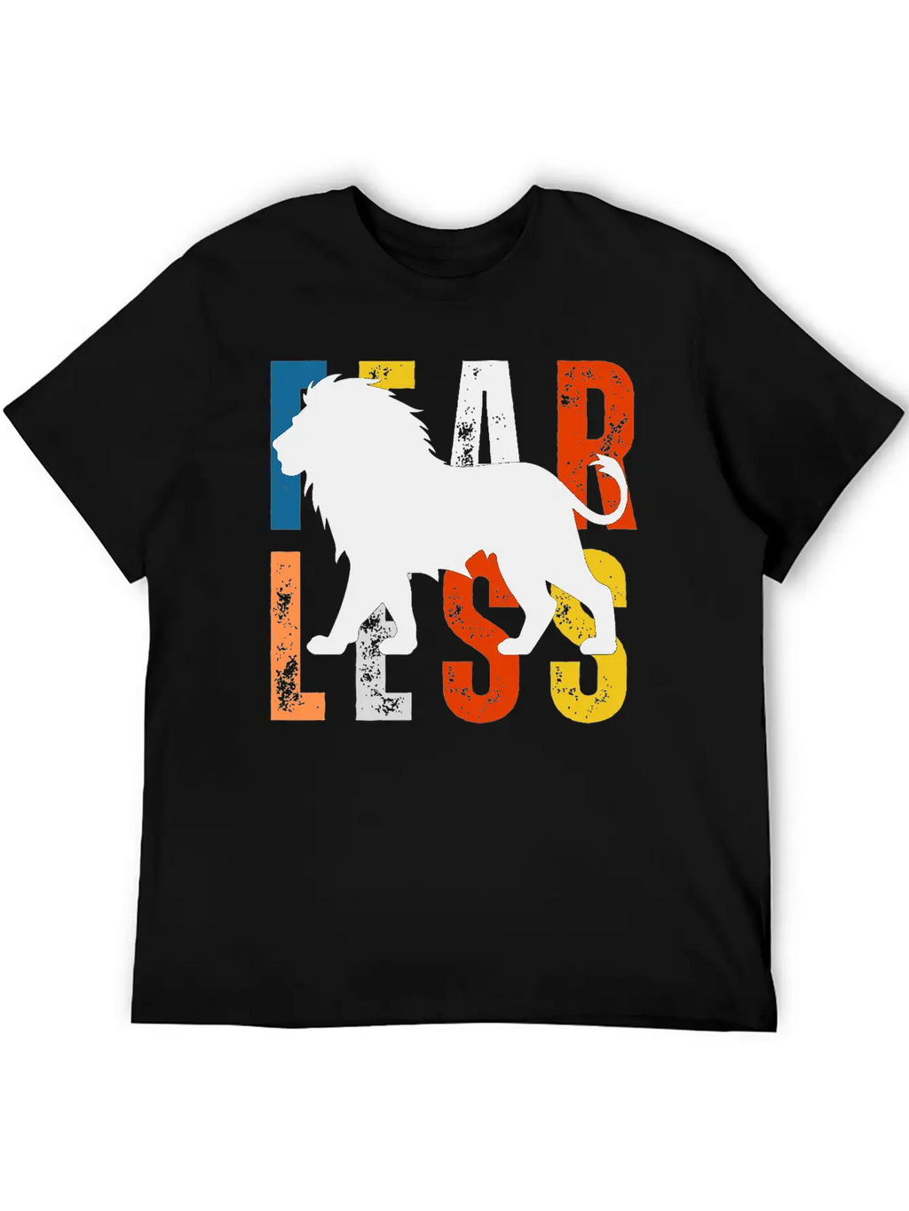 Fearless Lion Head Tshirt– Power, Pride & Strength Unisex Casual T-Shirt – Clean Design For Daily Comfort
