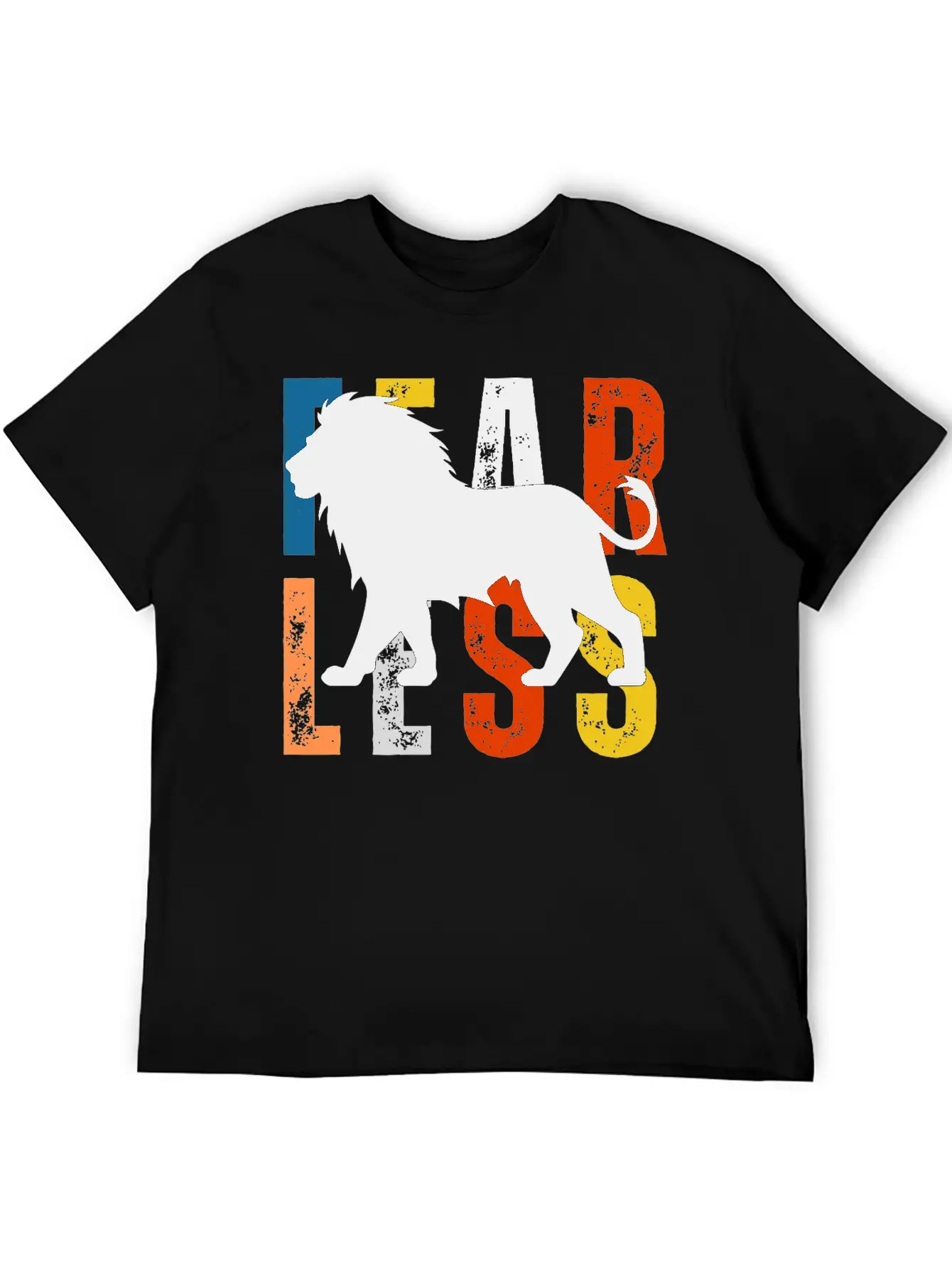 Fearless Lion Head Tshirt– Power, Pride & Strength Unisex Casual T-Shirt – Clean Design For Daily Comfort