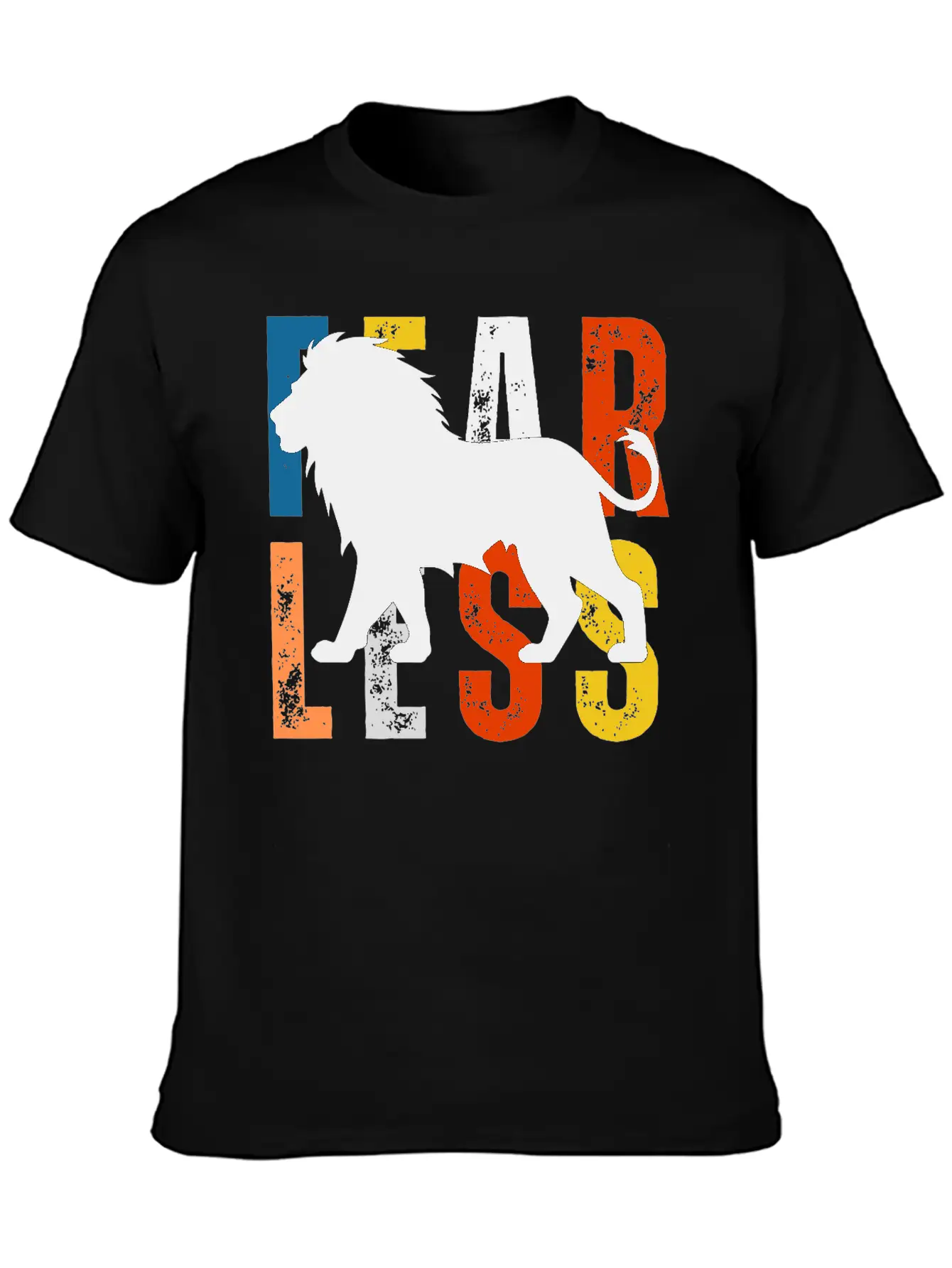 Fearless Lion Head Tshirt– Power, Pride & Strength Unisex Casual T-Shirt – Clean Design For Daily Comfort