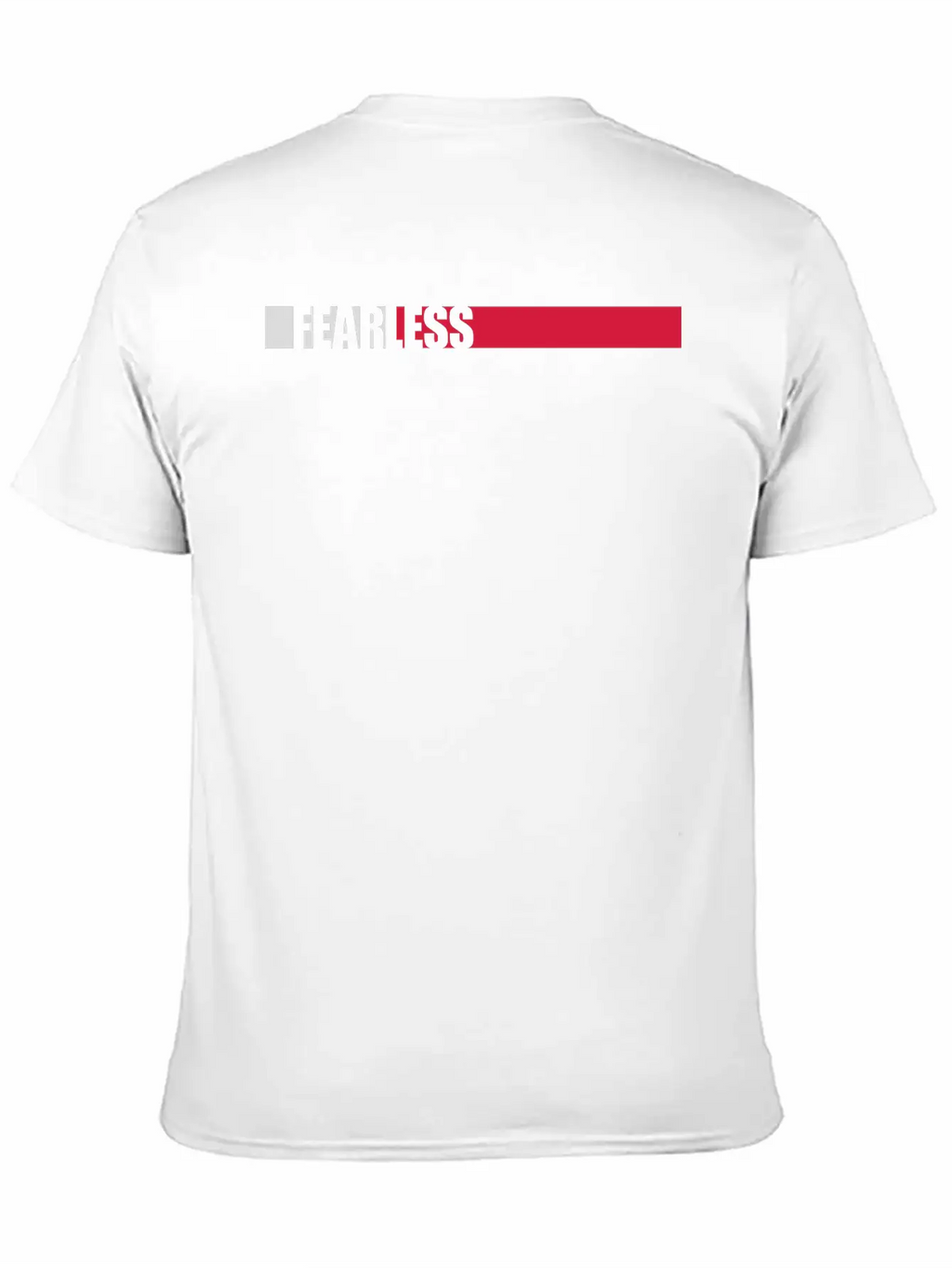 Fearless Text Quote Breathable Soft Cotton T-Shirt – Timeless Casual Look