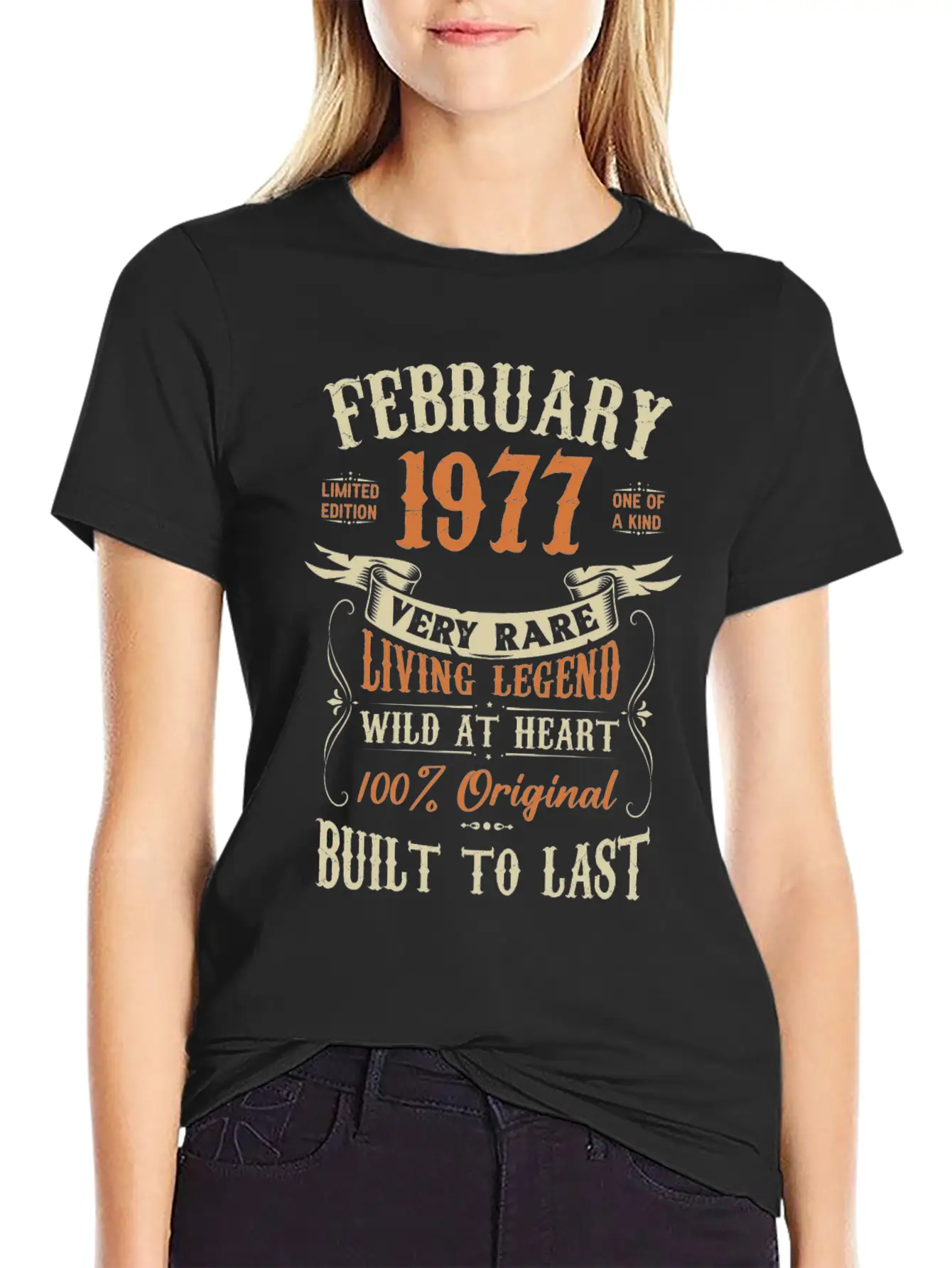 February 1977 Birthday Surprise Essential Cotton Tee For Daily Outfits – Unisex Style