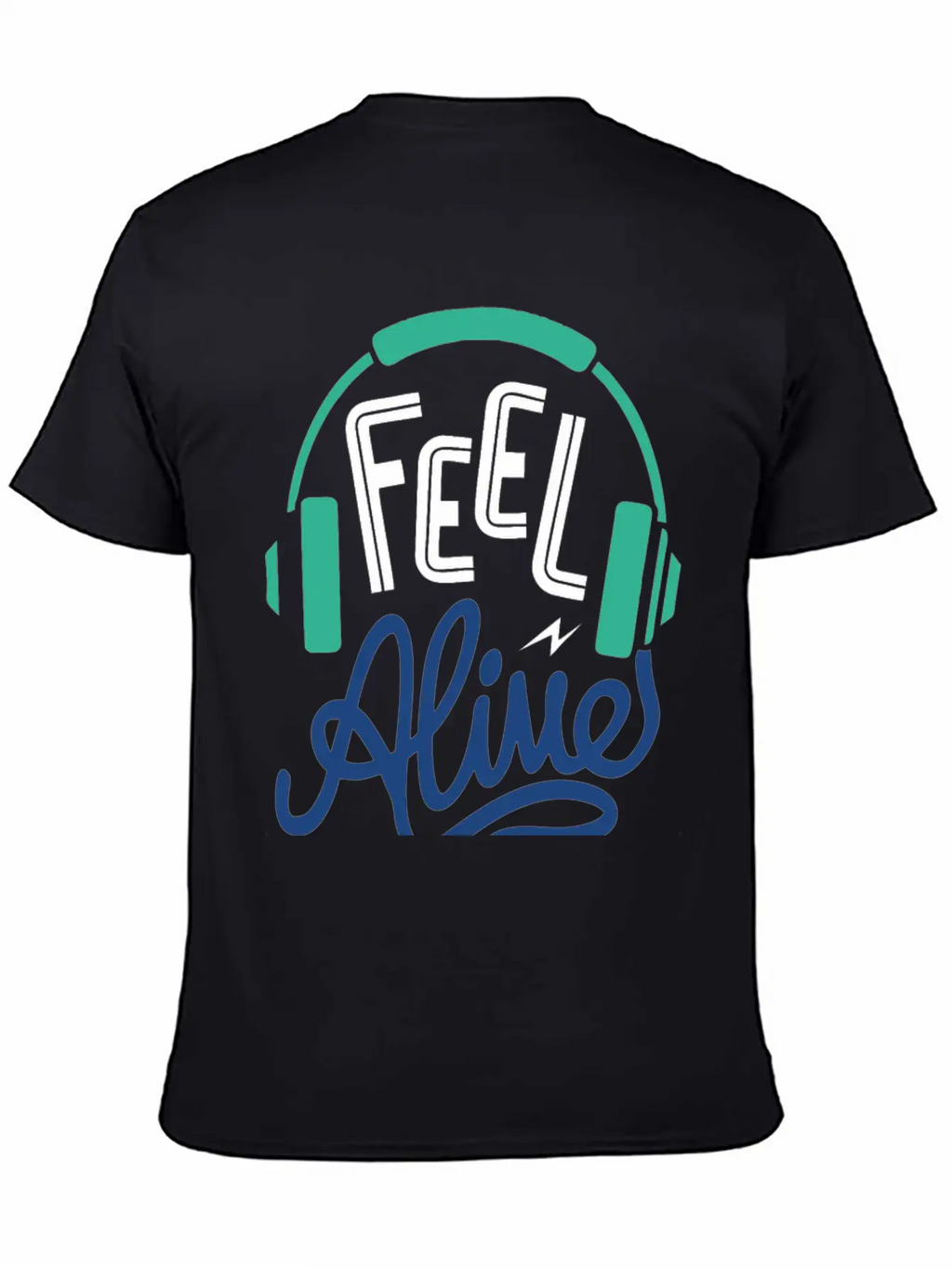 Feel Alive Unisex Short Sleeve Soft Cotton T-Shirt – Casual Everyday Wear