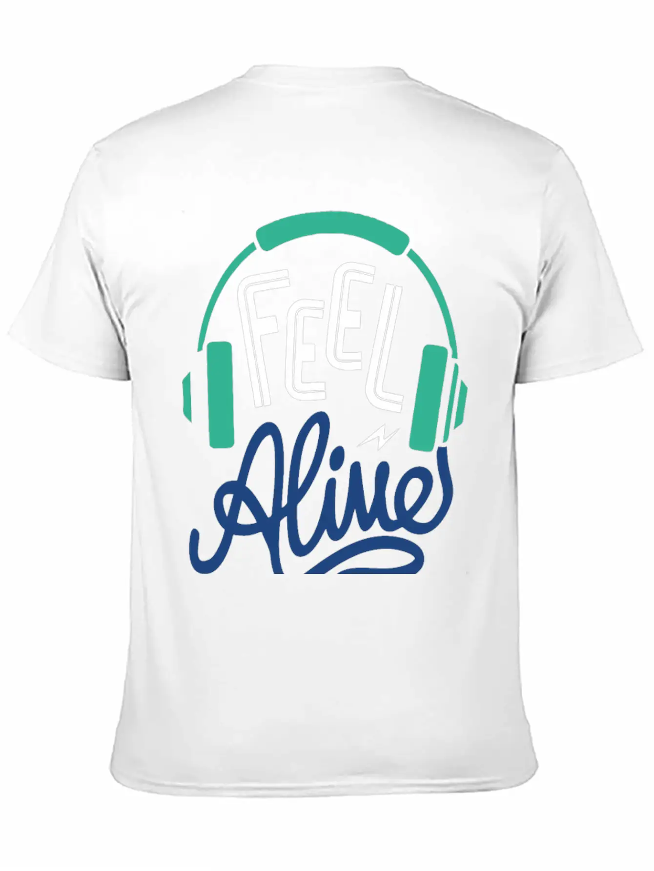 Feel Alive Unisex Short Sleeve Soft Cotton T-Shirt – Casual Everyday Wear