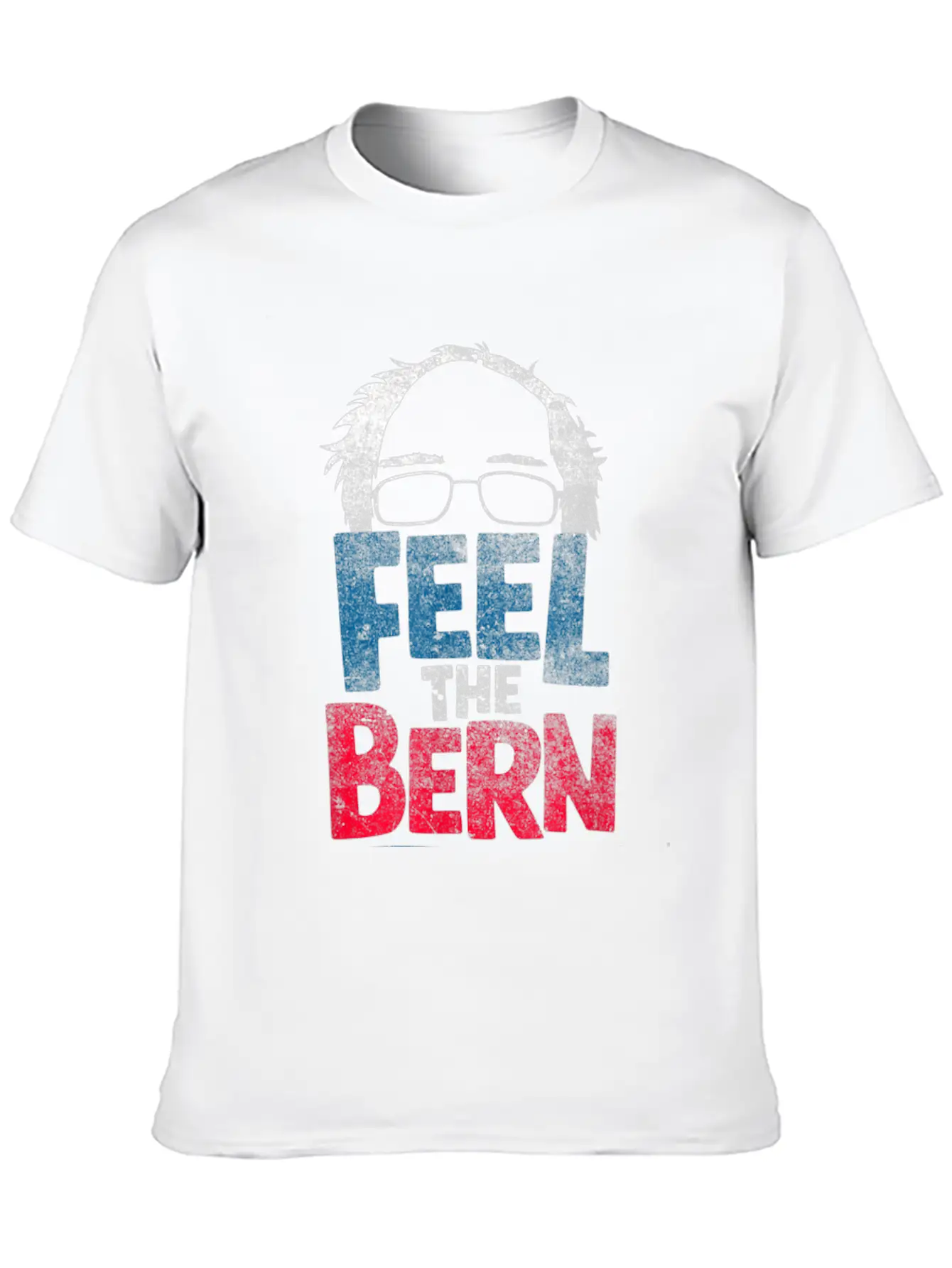 Feel The Bern Bernie Sanders 2020 Bernie Hair Vote Casual Graphic T-Shirt – Simple And Comfortable Daily Wear