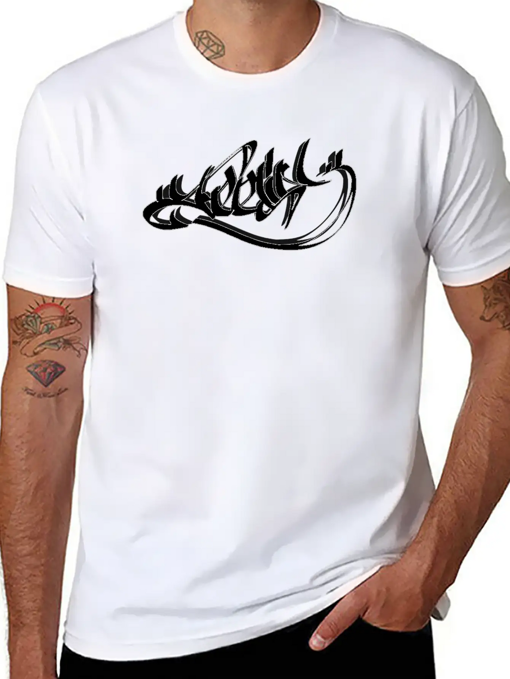 Feelin Graffiti Urban Street Art Gift Unisex Short Sleeve Soft Cotton T-Shirt – Casual Everyday Wear