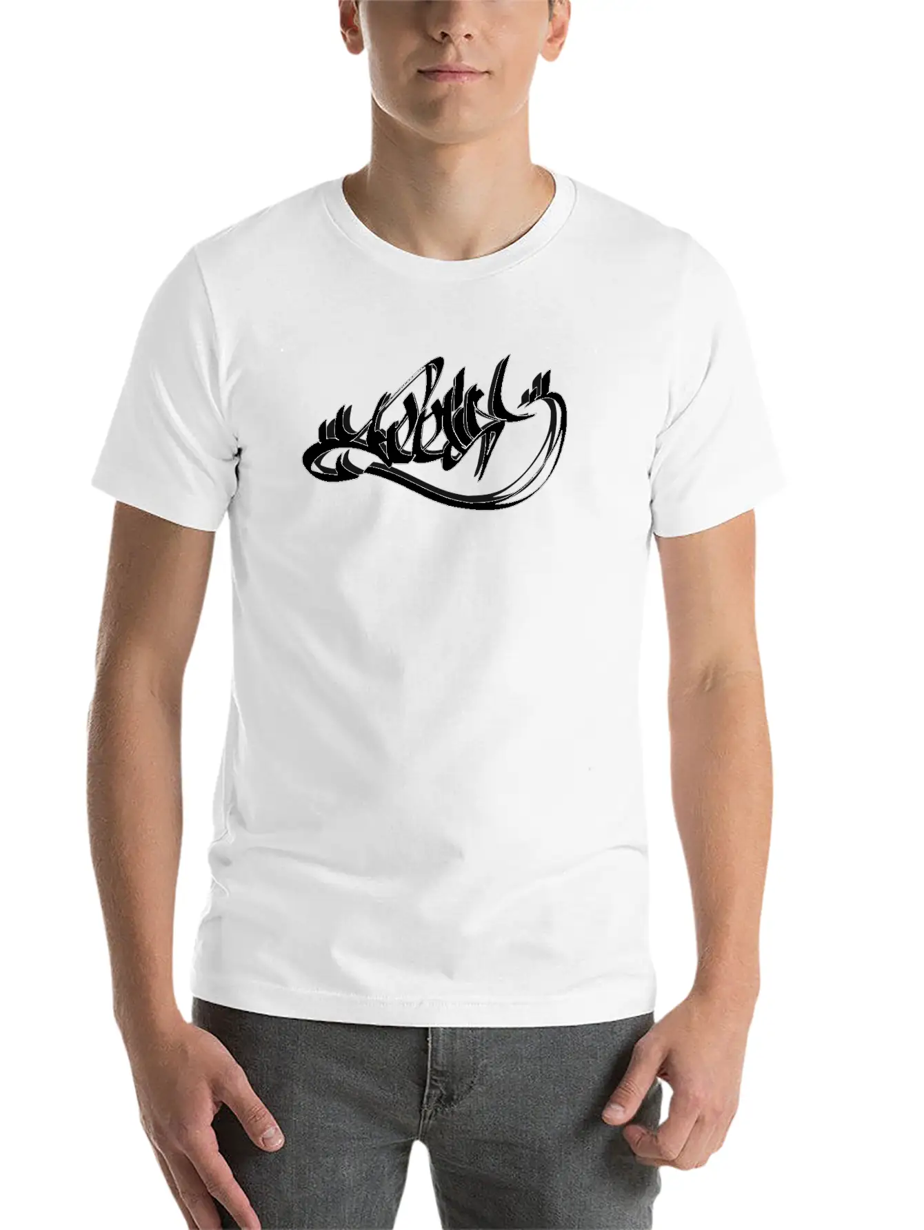 Feelin Graffiti Urban Street Art Gift Unisex Short Sleeve Soft Cotton T-Shirt – Casual Everyday Wear