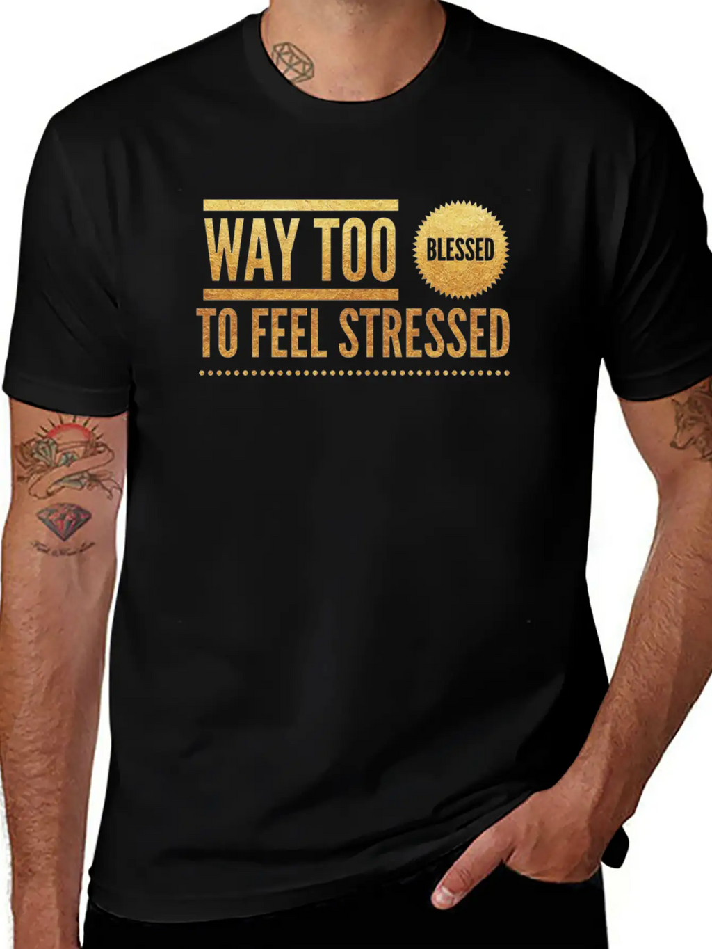 Feeling Blessed & Christian Gifts Unisex Casual T-Shirt – Clean Design For Daily Comfort