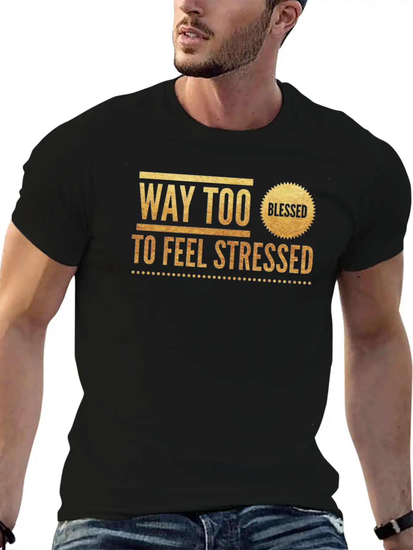 Feeling Blessed & Christian Gifts Unisex Casual T-Shirt – Clean Design For Daily Comfort