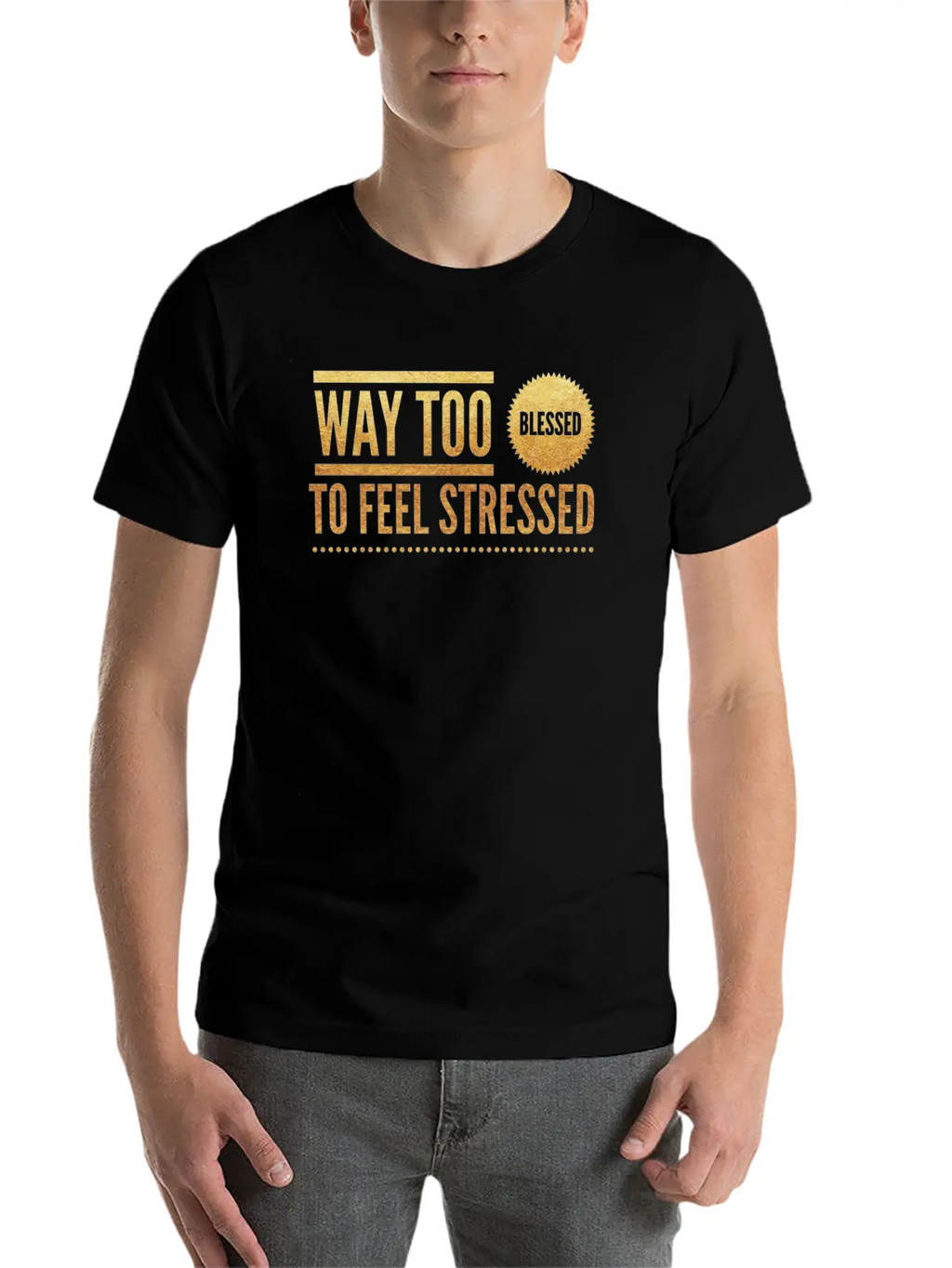 Feeling Blessed & Christian Gifts Unisex Casual T-Shirt – Clean Design For Daily Comfort