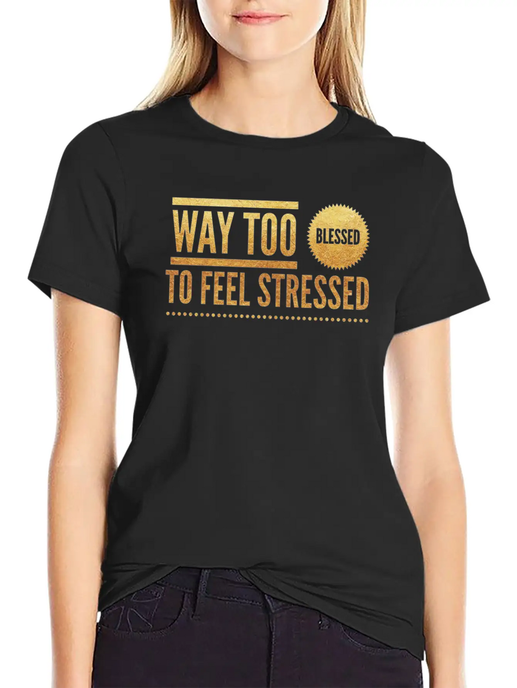 Feeling Blessed & Christian Gifts Unisex Casual T-Shirt – Clean Design For Daily Comfort