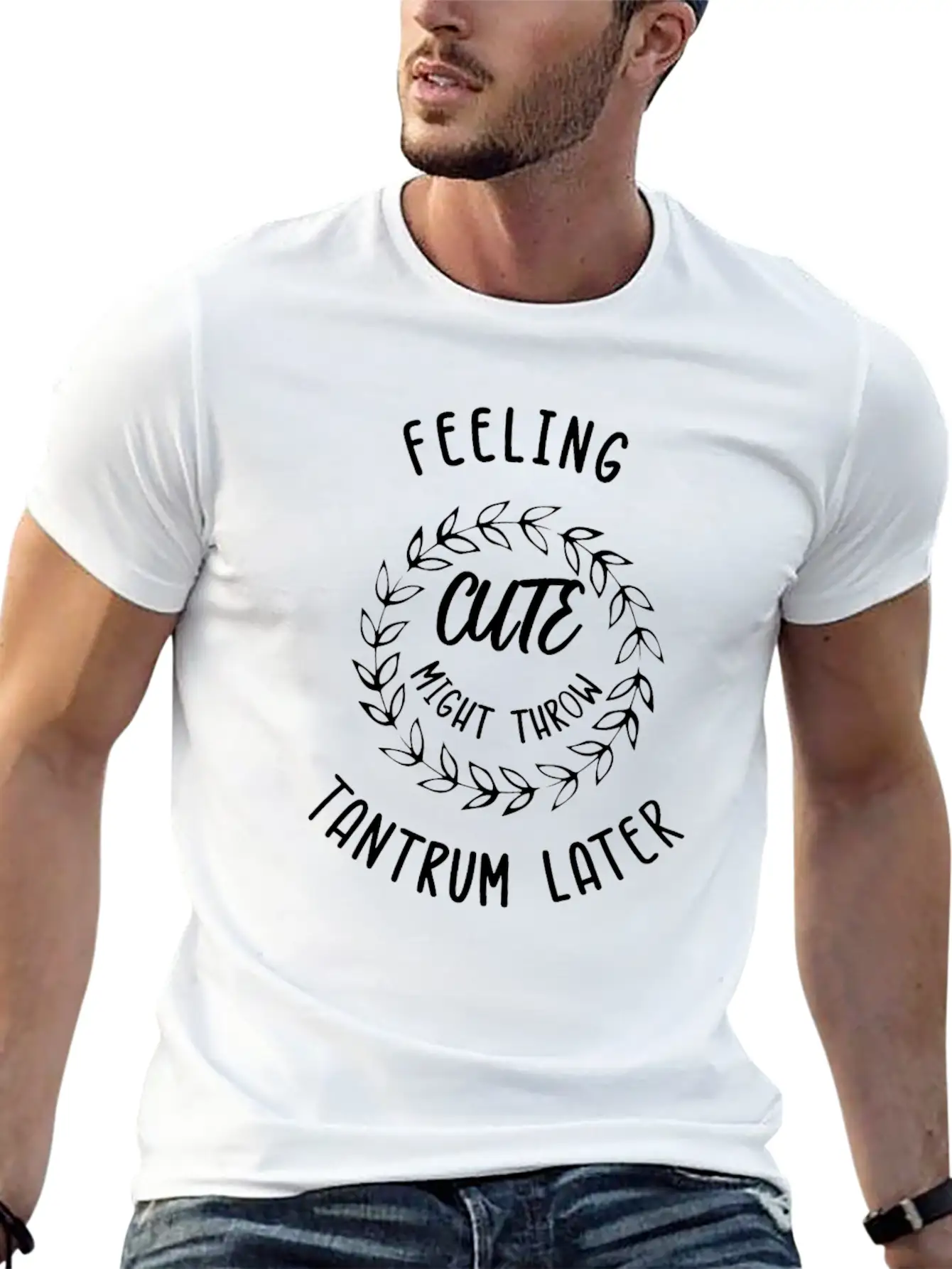 Feeling Cute Unisex Casual T-Shirt – Clean Design For Daily Comfort
