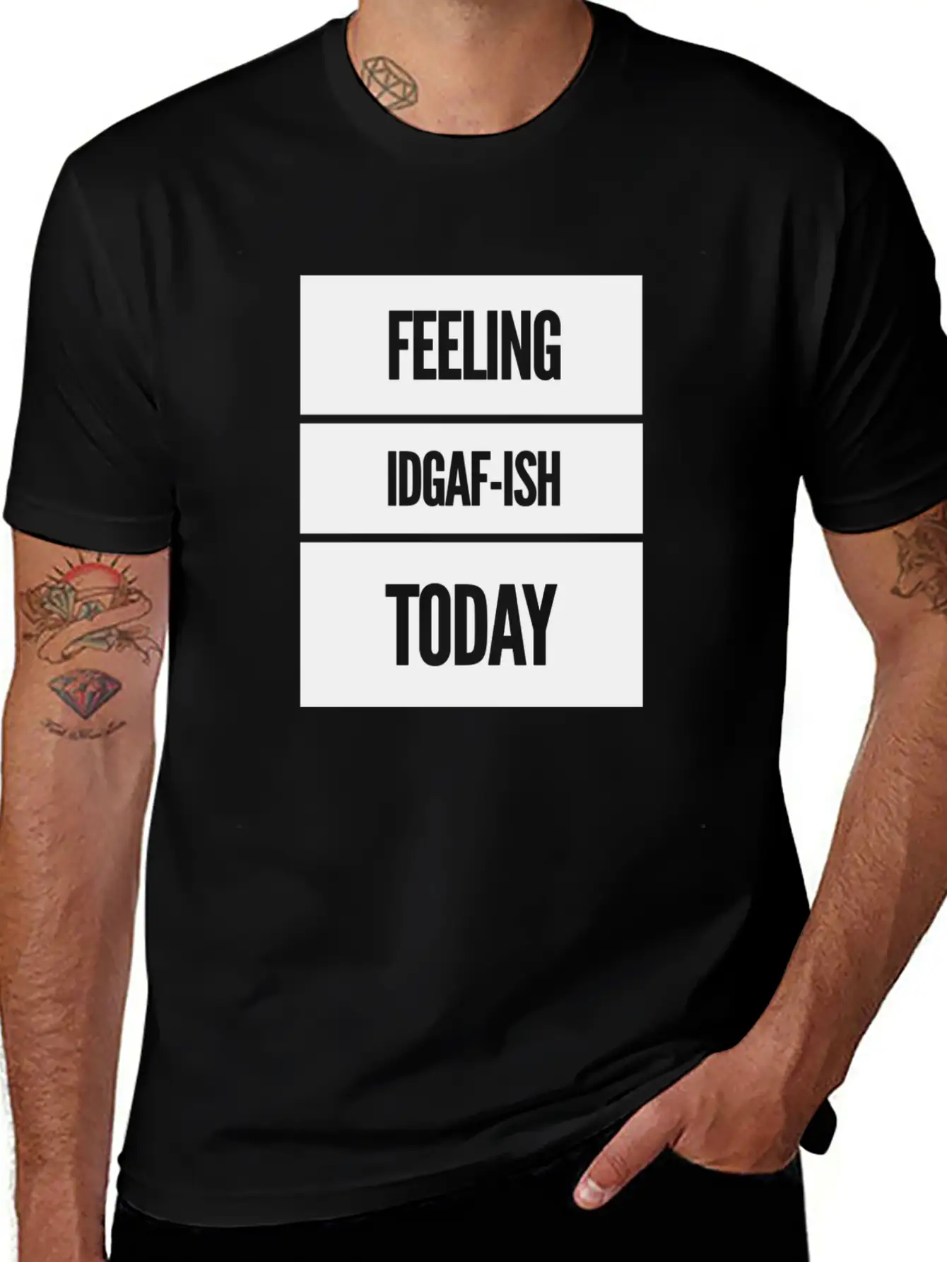 FEELING IDGAF-ISH TODAY Essential Cotton Tee For Daily Outfits – Unisex Style