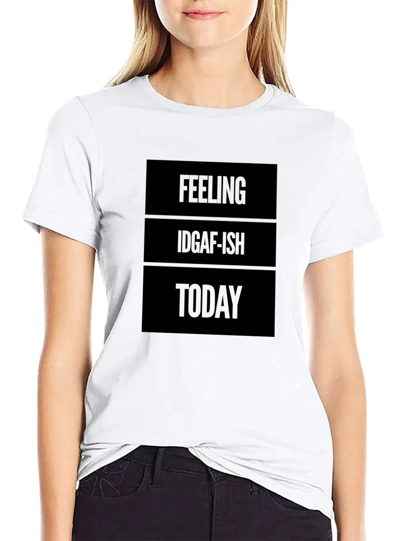 FEELING IDGAF-ISH TODAY Essential Cotton Tee For Daily Outfits – Unisex Style