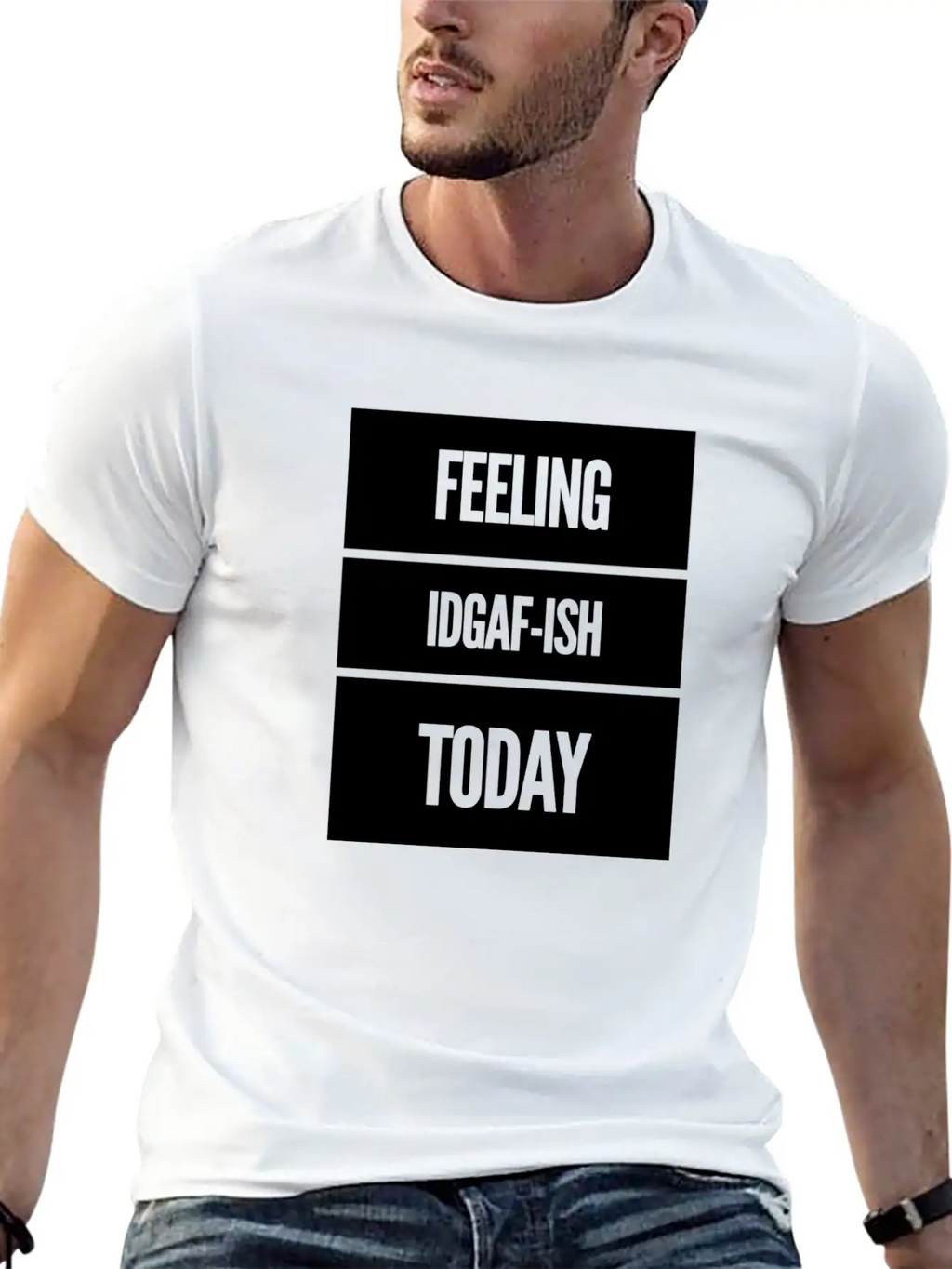 FEELING IDGAF-ISH TODAY Essential Cotton Tee For Daily Outfits – Unisex Style