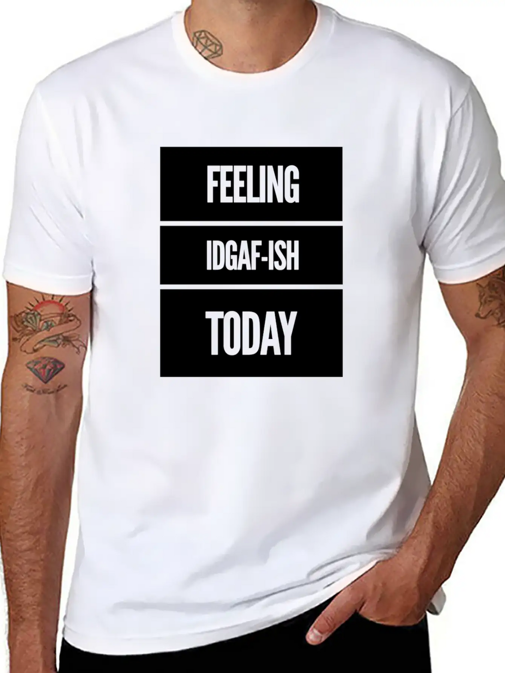 FEELING IDGAF-ISH TODAY Essential Cotton Tee For Daily Outfits – Unisex Style