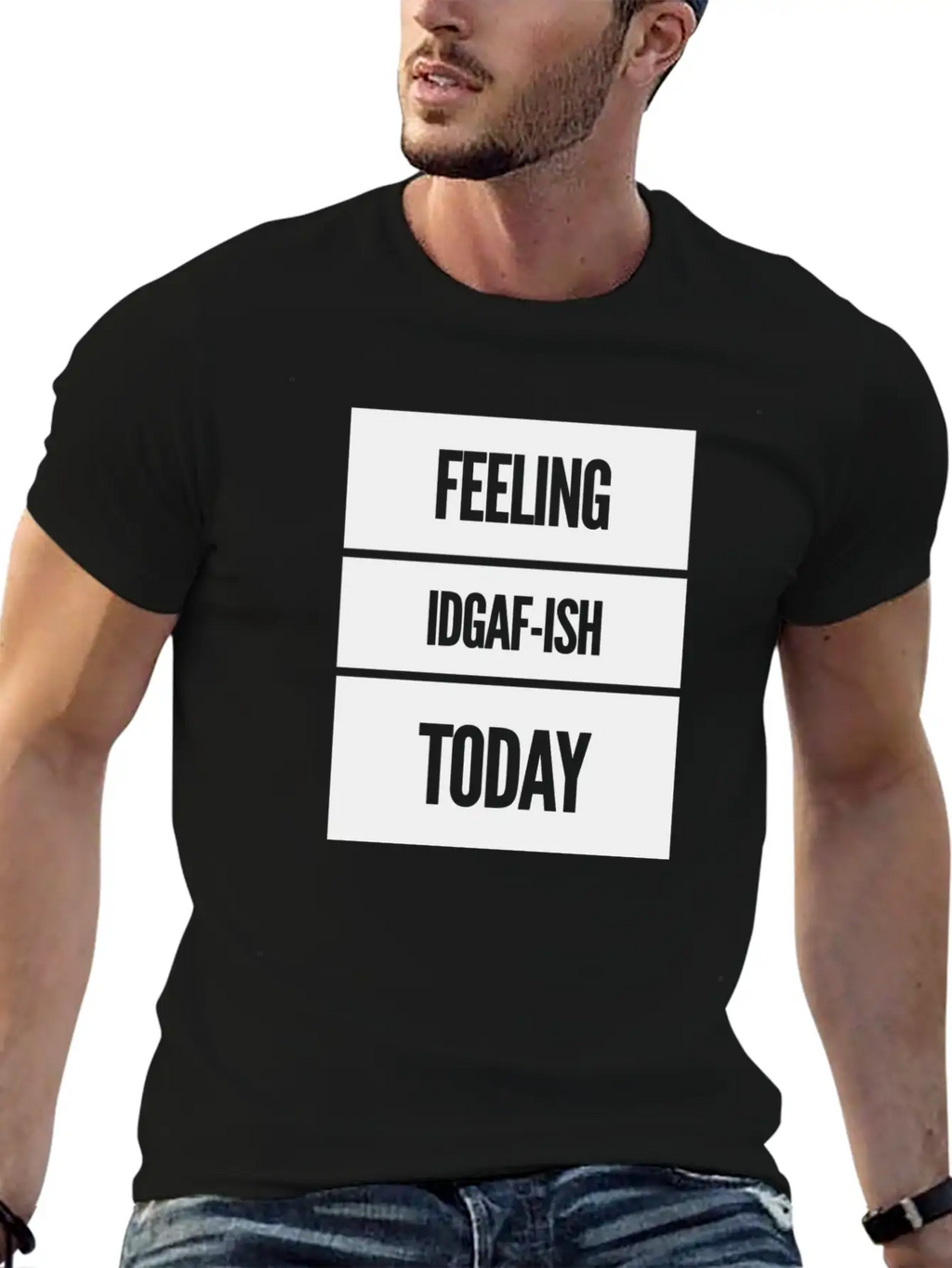 FEELING IDGAF-ISH TODAY Essential Cotton Tee For Daily Outfits – Unisex Style