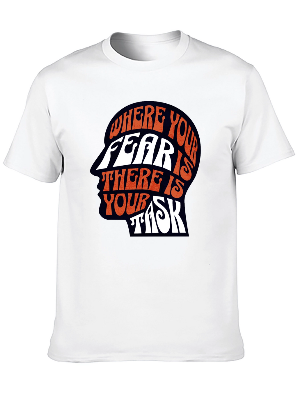 Fear is Your Task Graphic Tee - Unique Design