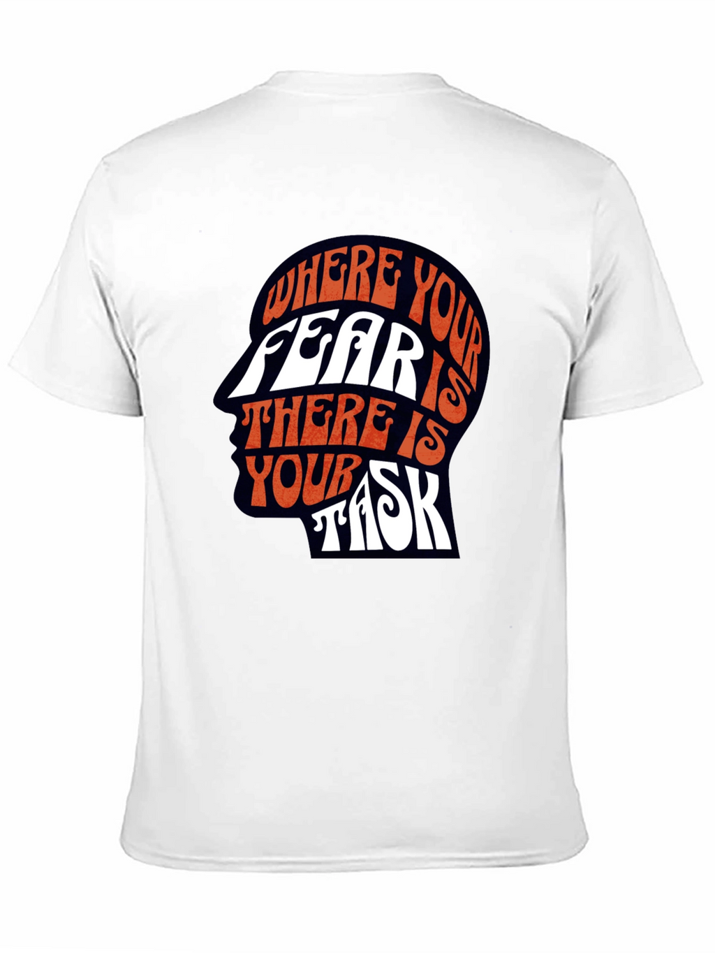 Fear is Your Task Graphic Tee - Unique Design