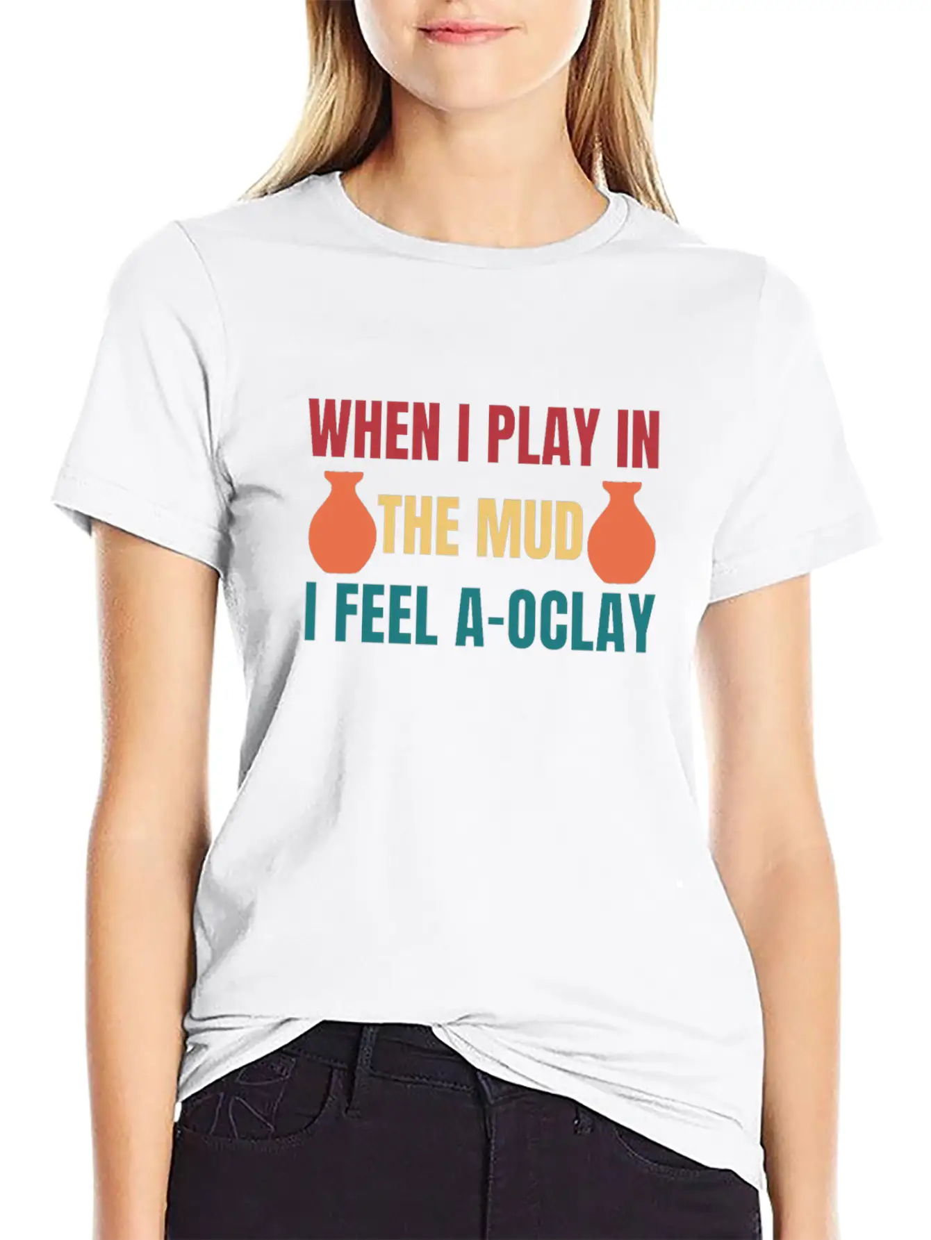 Felling A-OClay Playing In The Mud Funny Pottery Unisex Casual T-Shirt – Clean Design For Daily Comfort