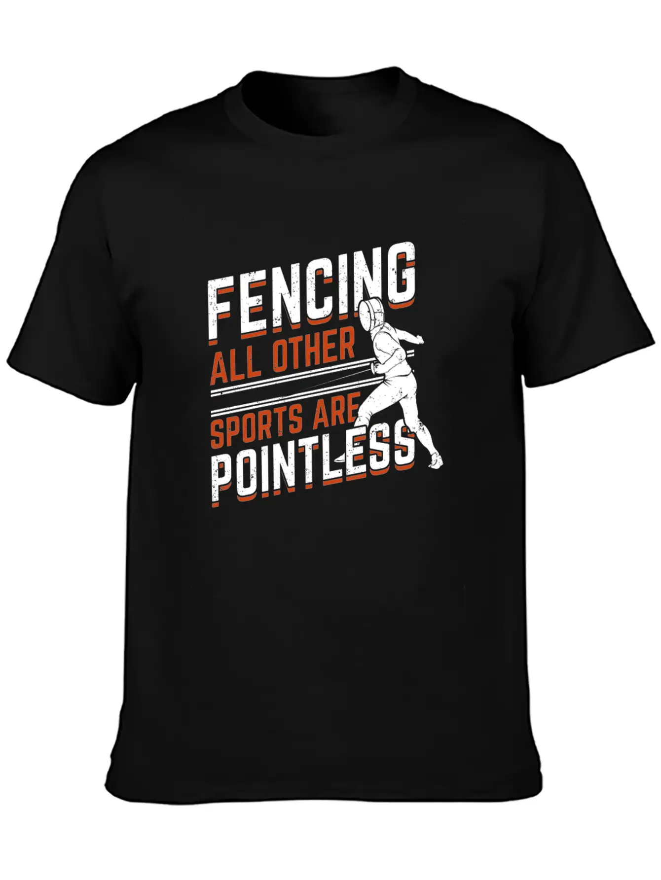 Fencing Sport Fencer Gift Essential Cotton Tee For Daily Outfits – Unisex Style